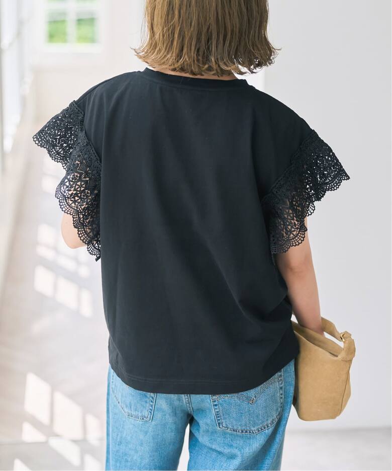 ケミカルレーススリーブプルオーバー（Tシャツ／カットソー）｜Spick 