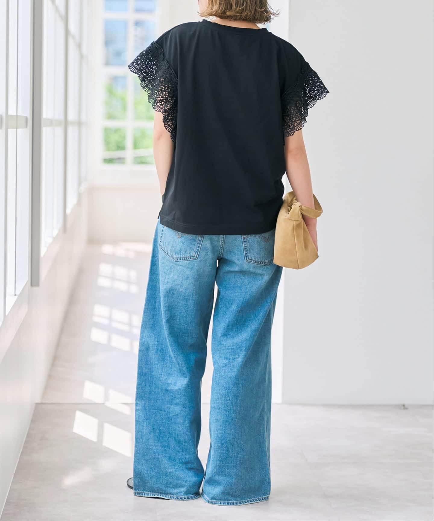 ケミカルレーススリーブプルオーバー（Tシャツ／カットソー）｜Spick