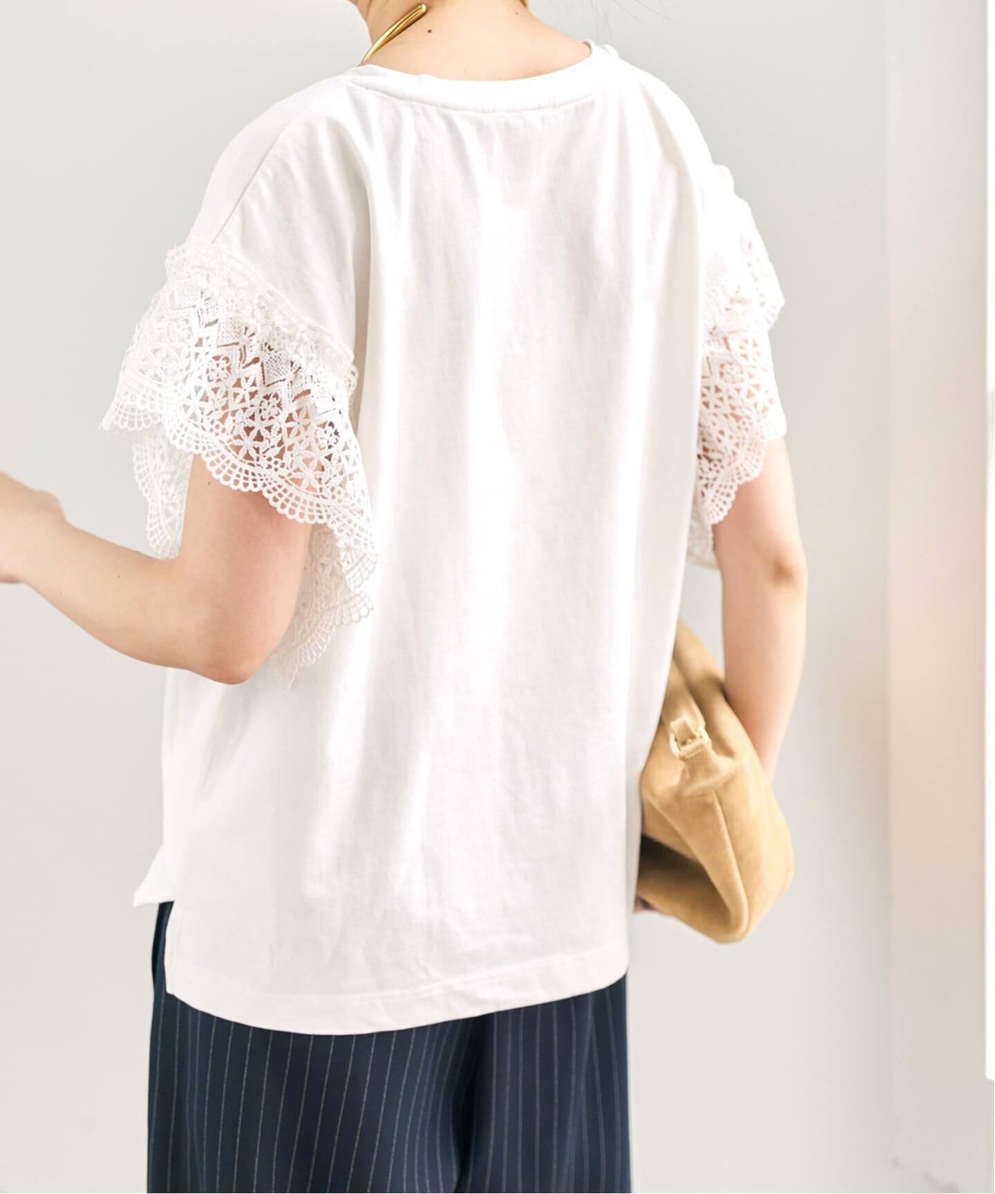 ケミカルレーススリーブプルオーバー（Tシャツ／カットソー）｜Spick 
