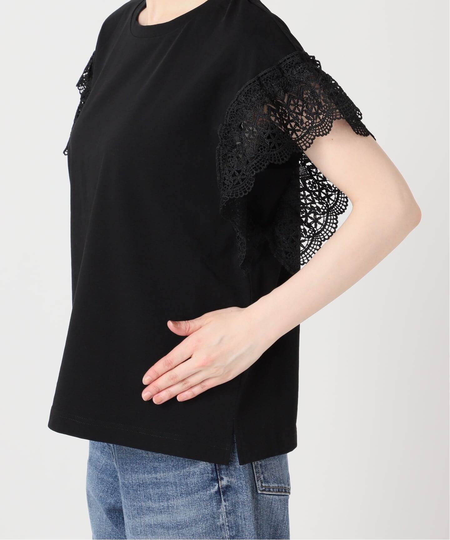 ケミカルレーススリーブプルオーバー（Tシャツ／カットソー）｜Spick 