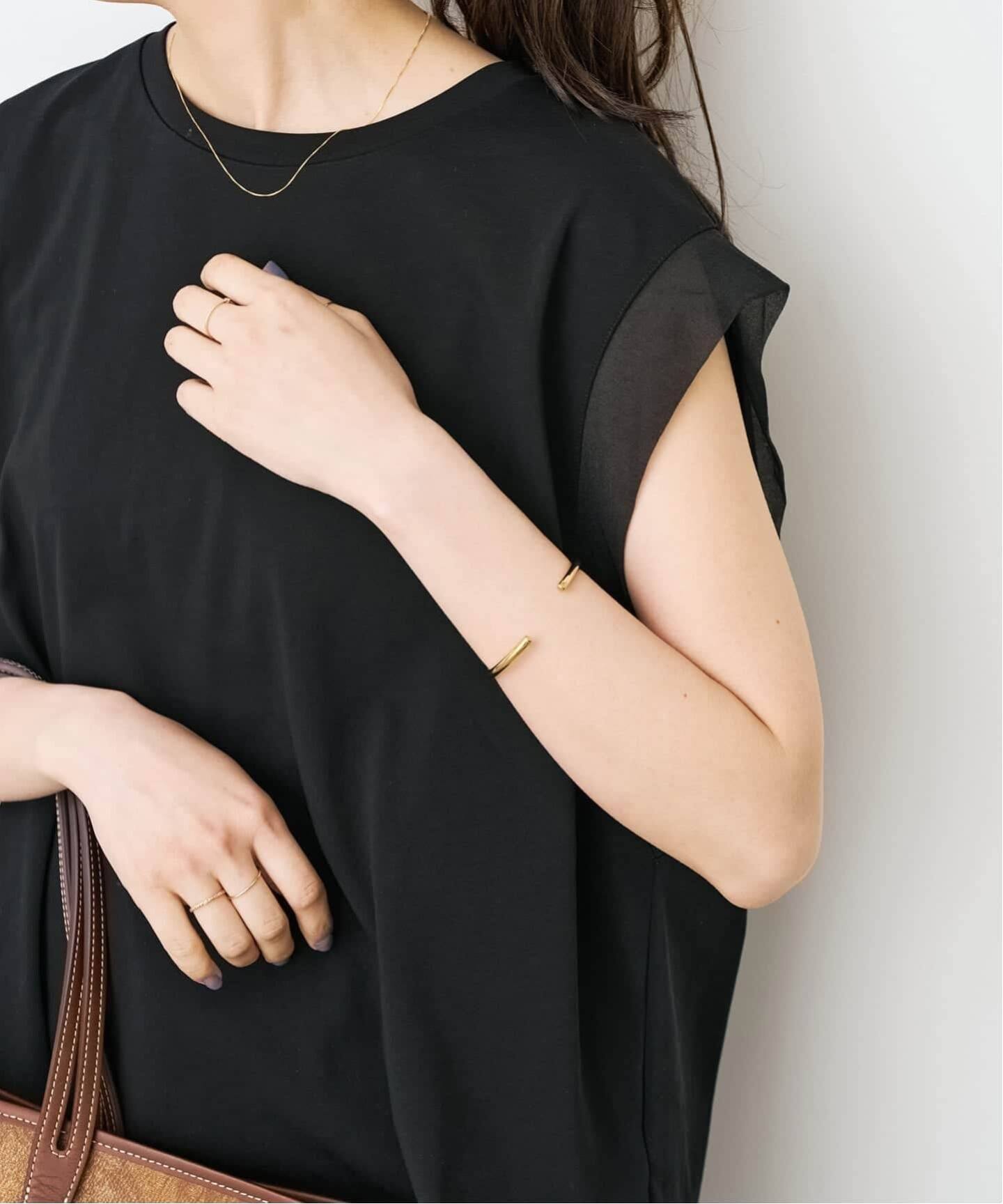 追加》オーガンジーコンビルーズプルオーバー（Tシャツ／カットソー
