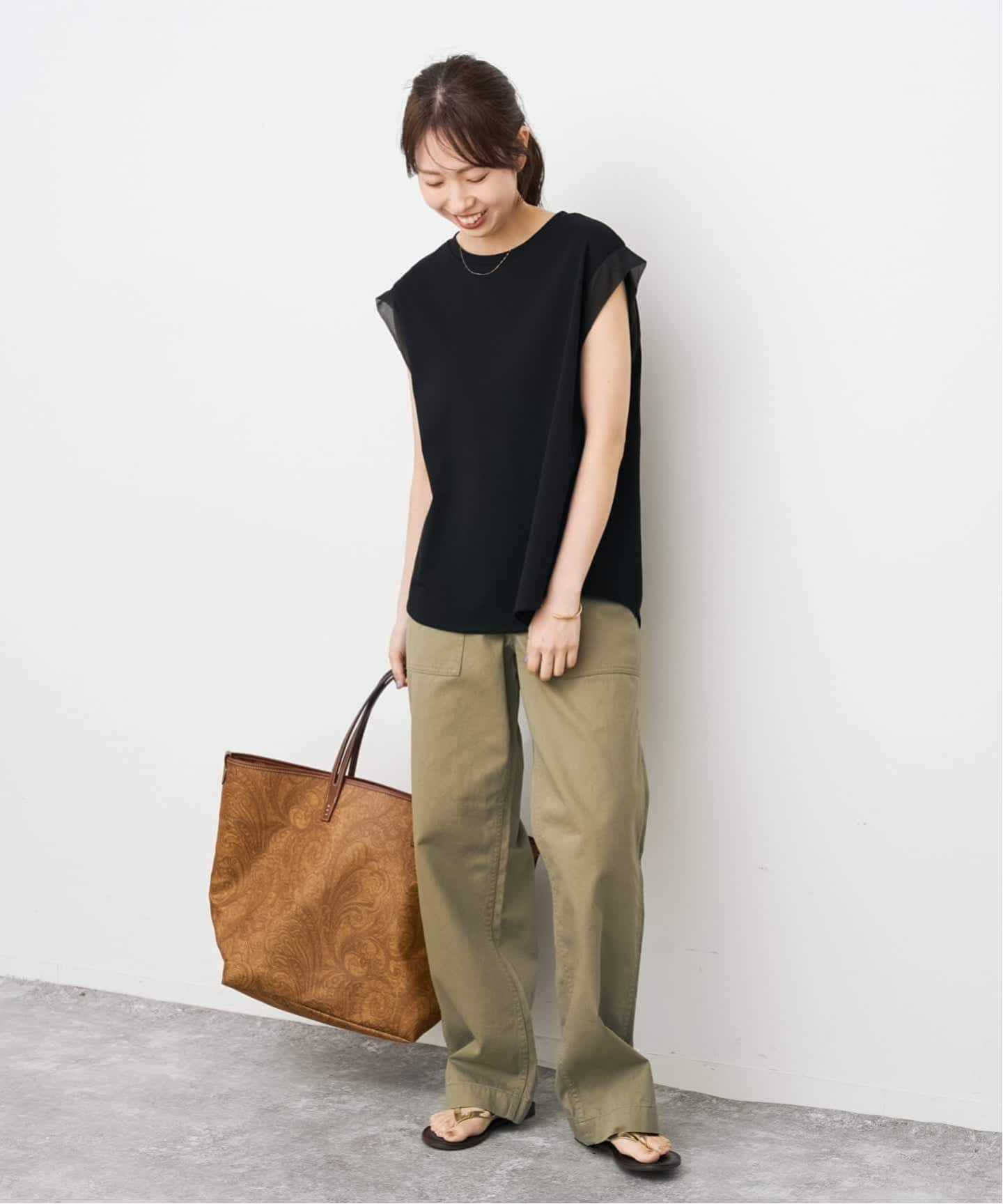 追加予約》オーガンジーコンビルーズプルオーバー（Tシャツ