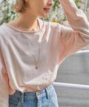 《WEB限定 / 追加》コットンスラブクルーネックプルオーバー