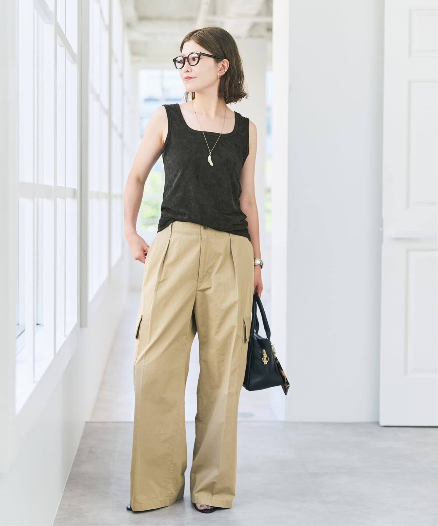 Spick&Span ベロアスクエアネックタンクトップ TAベロアスクエアネックタンクトップ（タンクトップ）｜Spick & Span