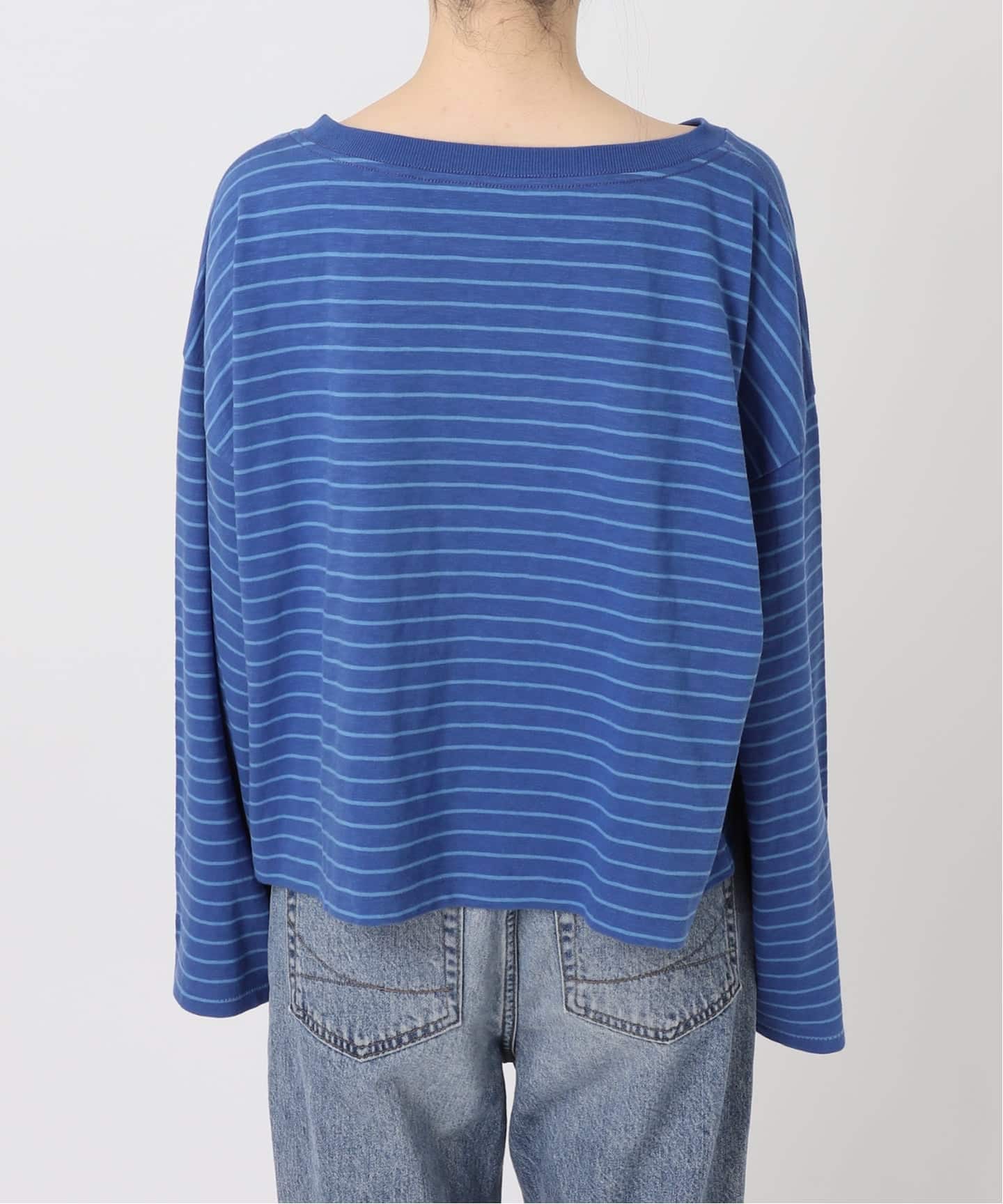 a&m ロングスリーブワイドボーダーTEE（Tシャツ／カットソー）｜Spick