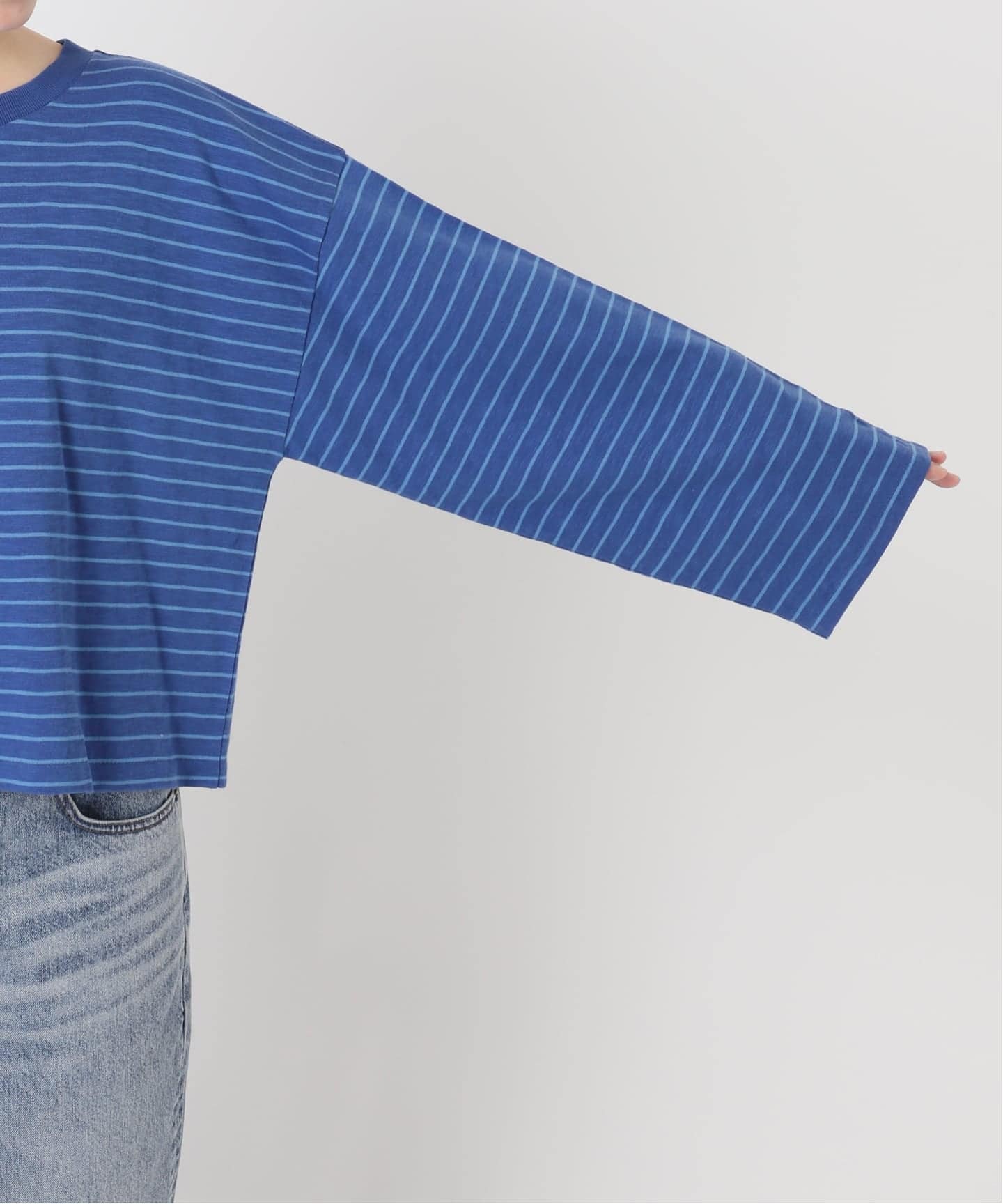 a&m ロングスリーブワイドボーダーTEE（Tシャツ／カットソー）｜Spick