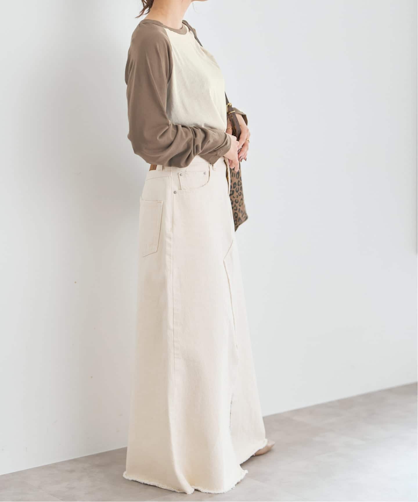 新品タグ付き LIJA RaglanTee ラグランティー ホワイト Sサイズ シアーラグランTシャツ（Tシャツ／カットソー）｜Spick & Span