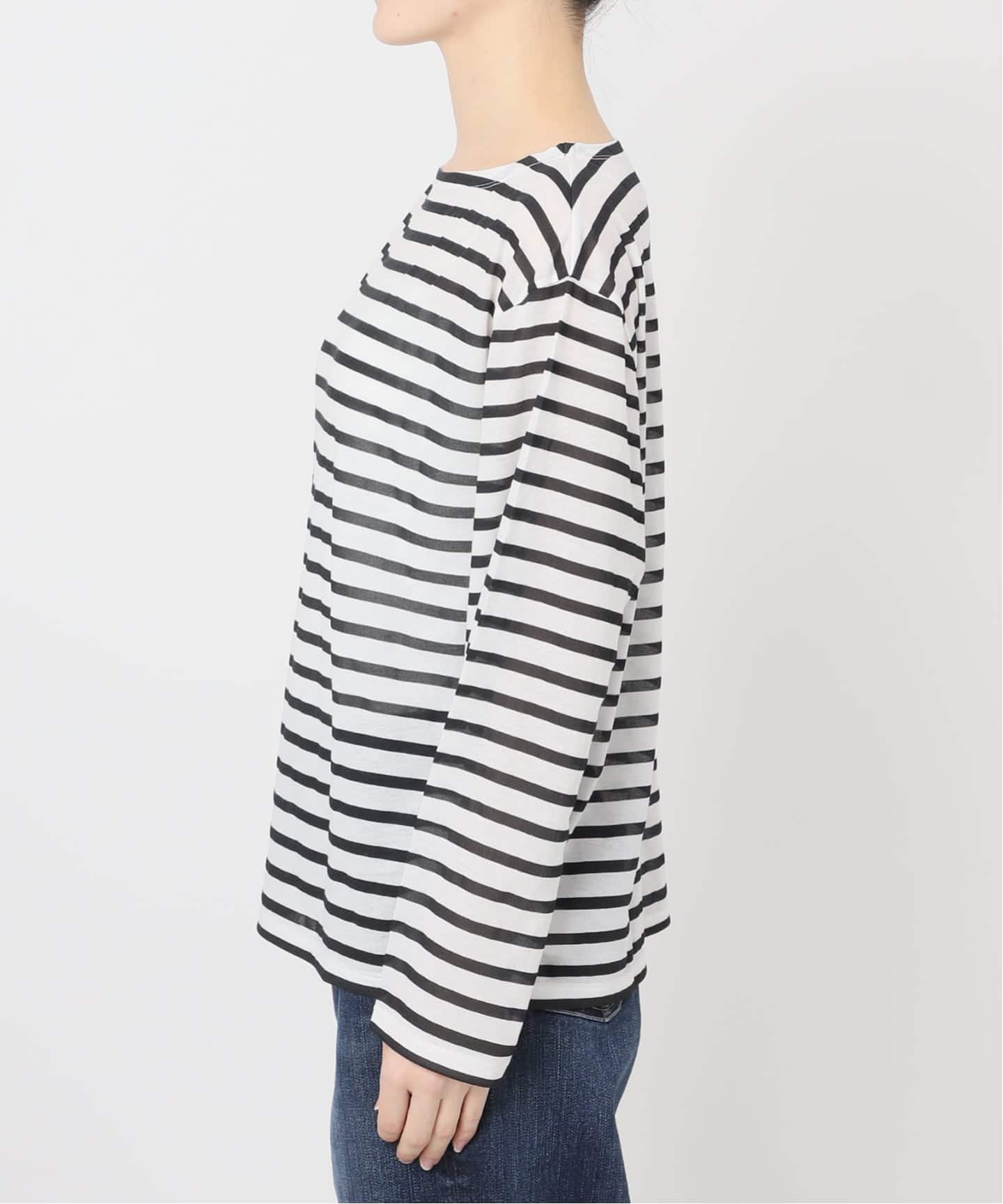 【新品未使用】spick&amp;span/ボーダーシャツ Spick＆Span（スピック アンド スパン） tシャツ マルチボーダーT