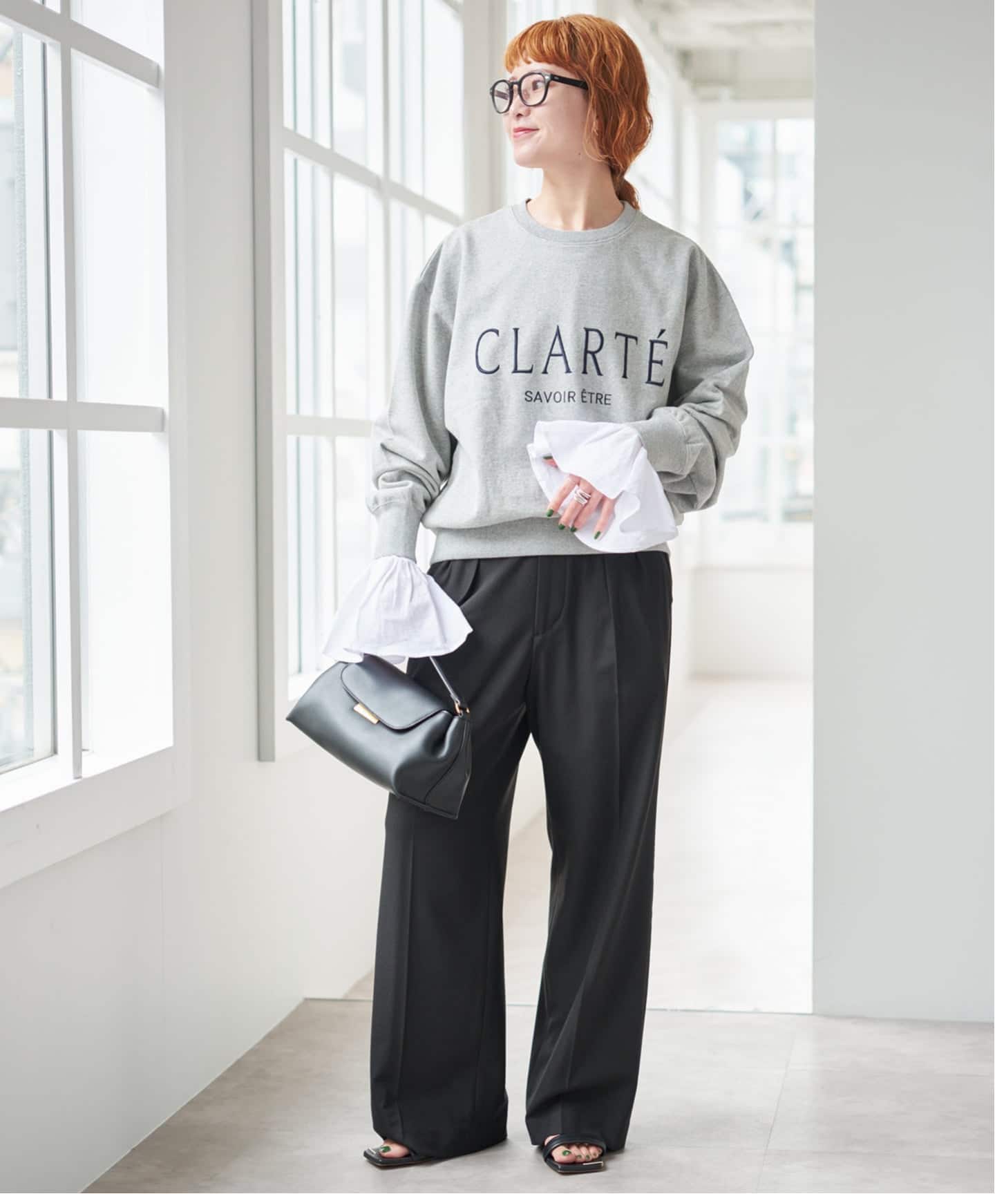 フリルスリーブクルーネックTEE（Tシャツ／カットソー）｜Spick & Span
