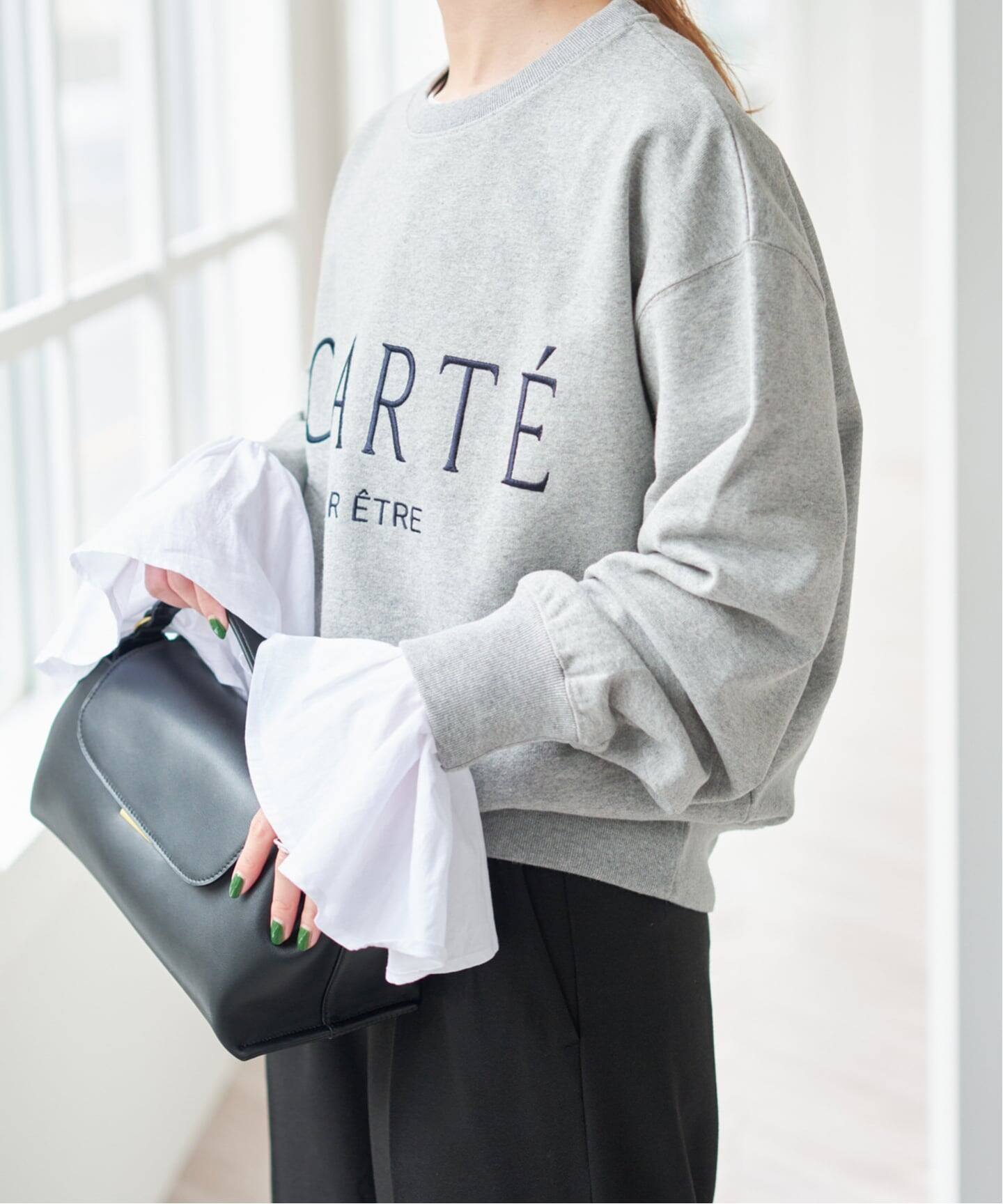 フリルスリーブクルーネックTEE（Tシャツ／カットソー）｜Spick & Span