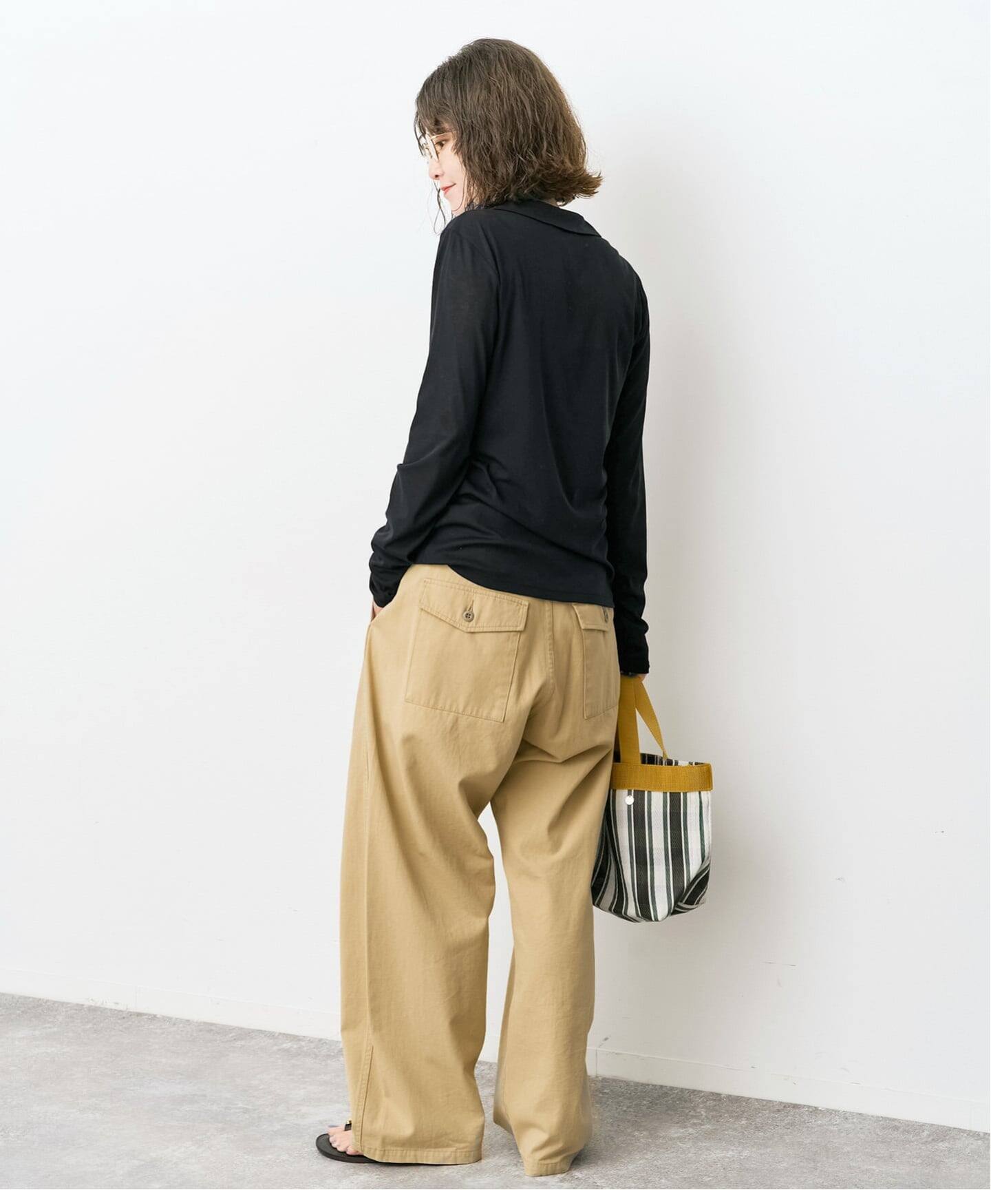接触冷感》シアーシャツカットソー（Tシャツ／カットソー）｜Spick