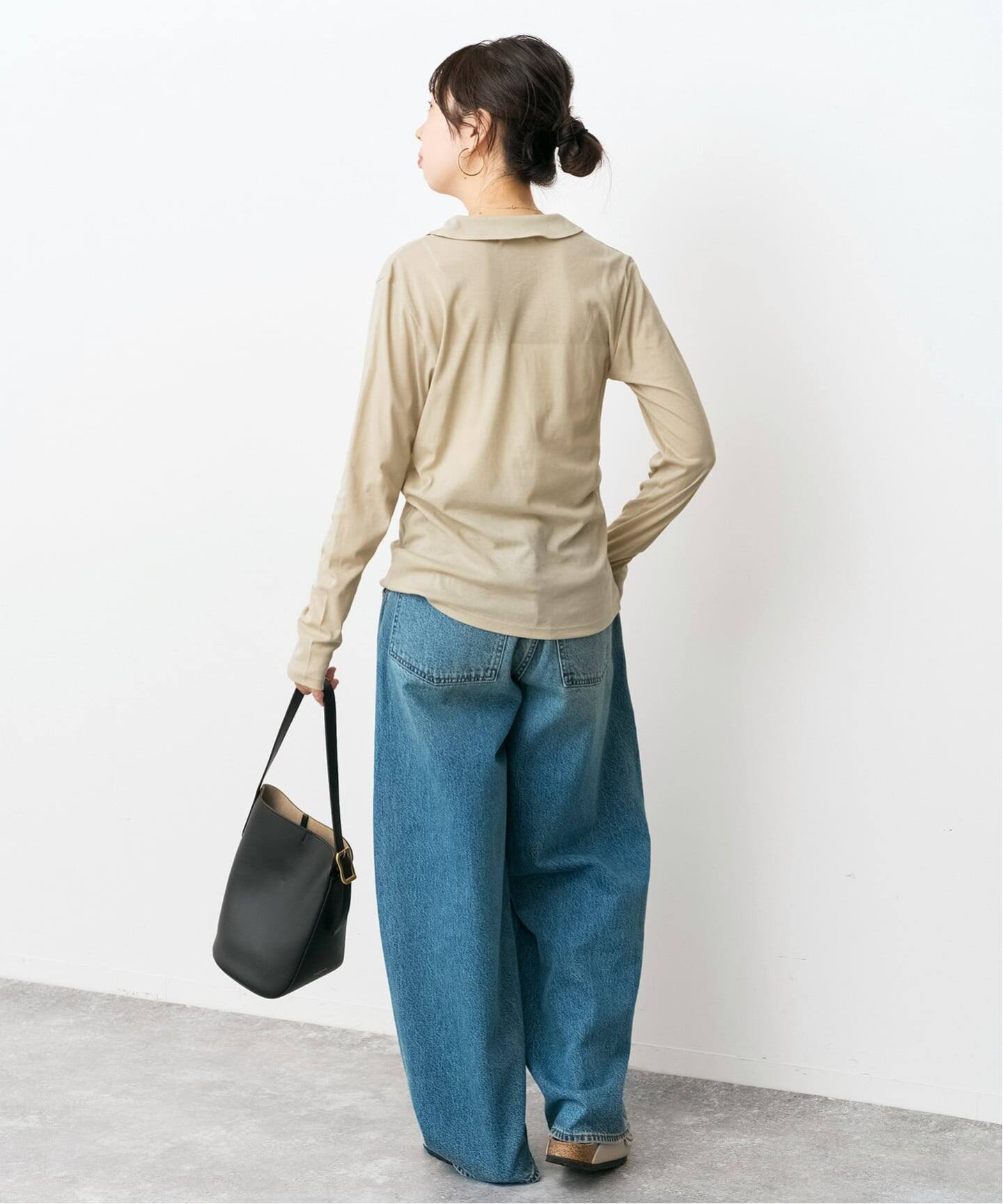 接触冷感》シアーシャツカットソー（Tシャツ／カットソー）｜Spick 