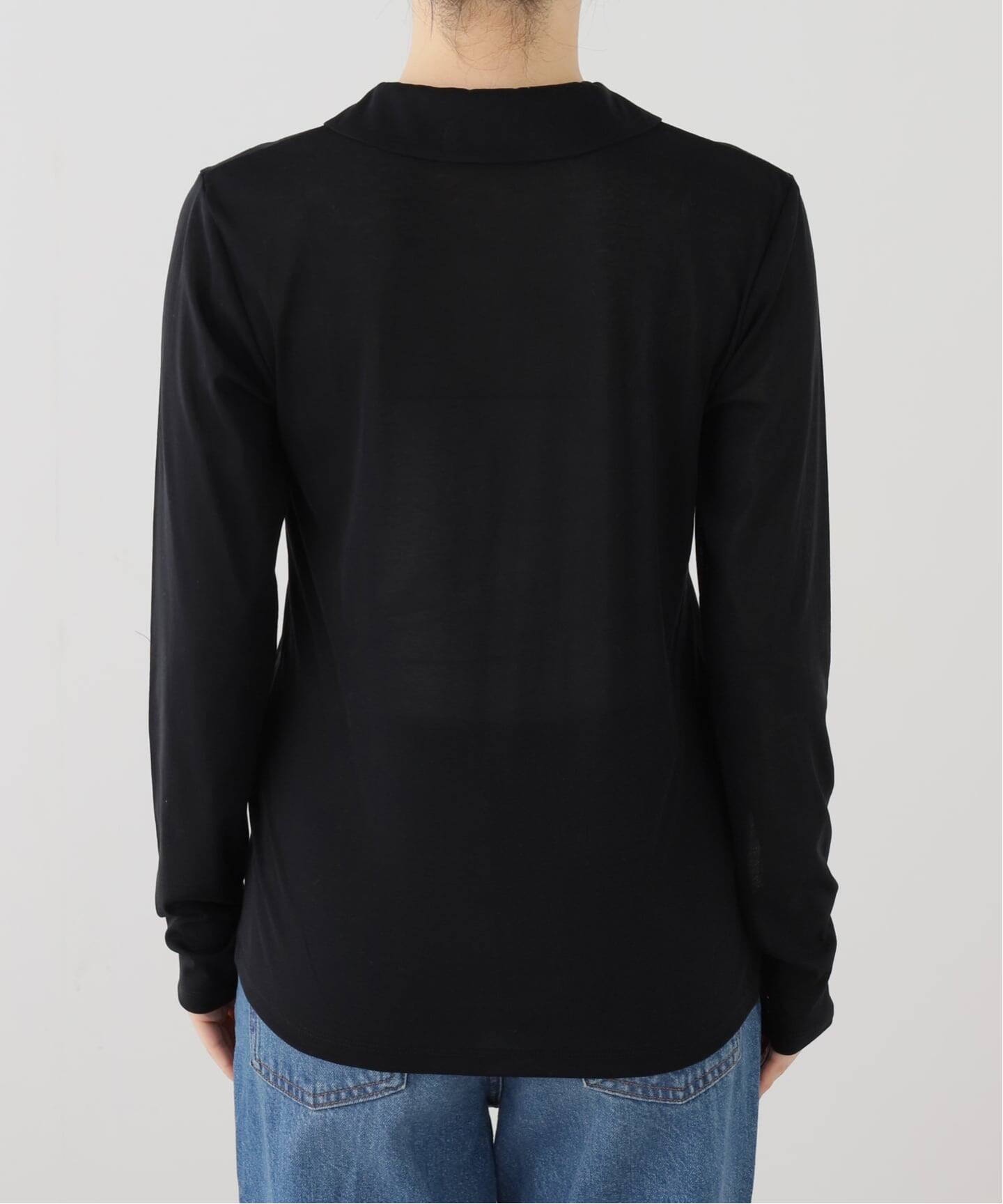 接触冷感》シアーシャツカットソー（Tシャツ／カットソー）｜Spick
