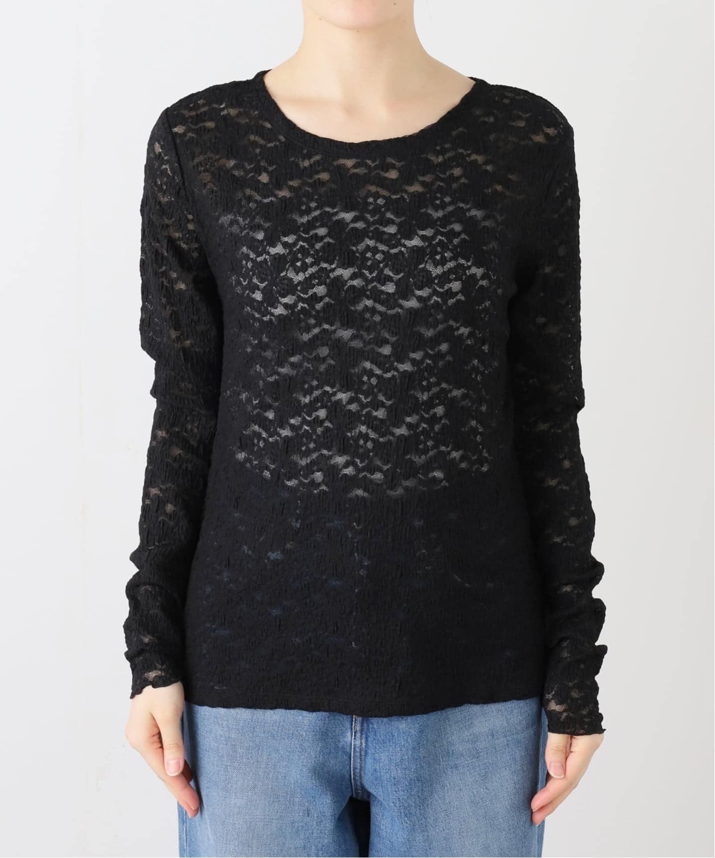 WEB限定 / 追加》シュリンクレースプルオーバー（Tシャツ／カットソー