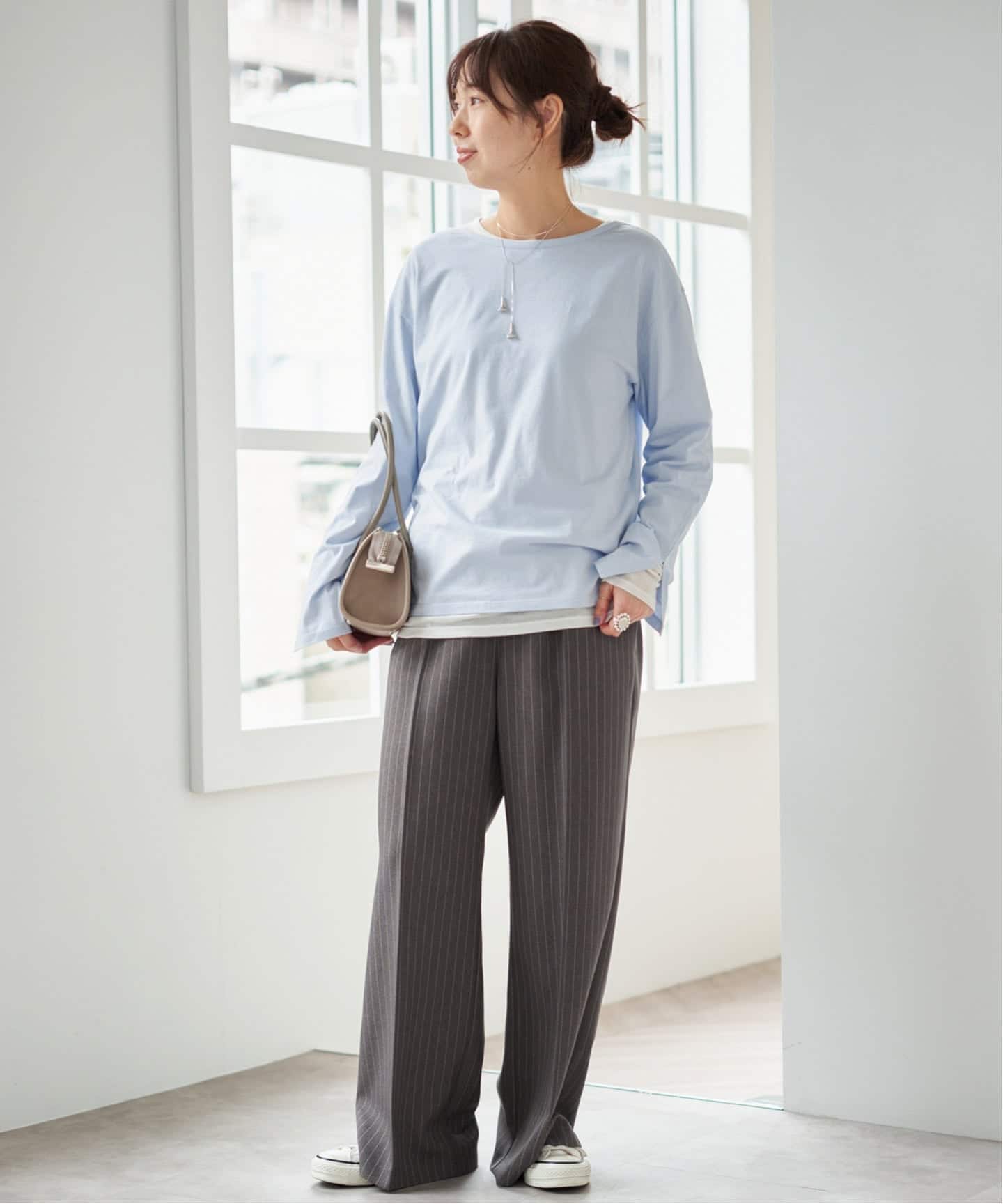 一部店舗+WEB限定》2枚SET レイヤードプルオーバー（Tシャツ