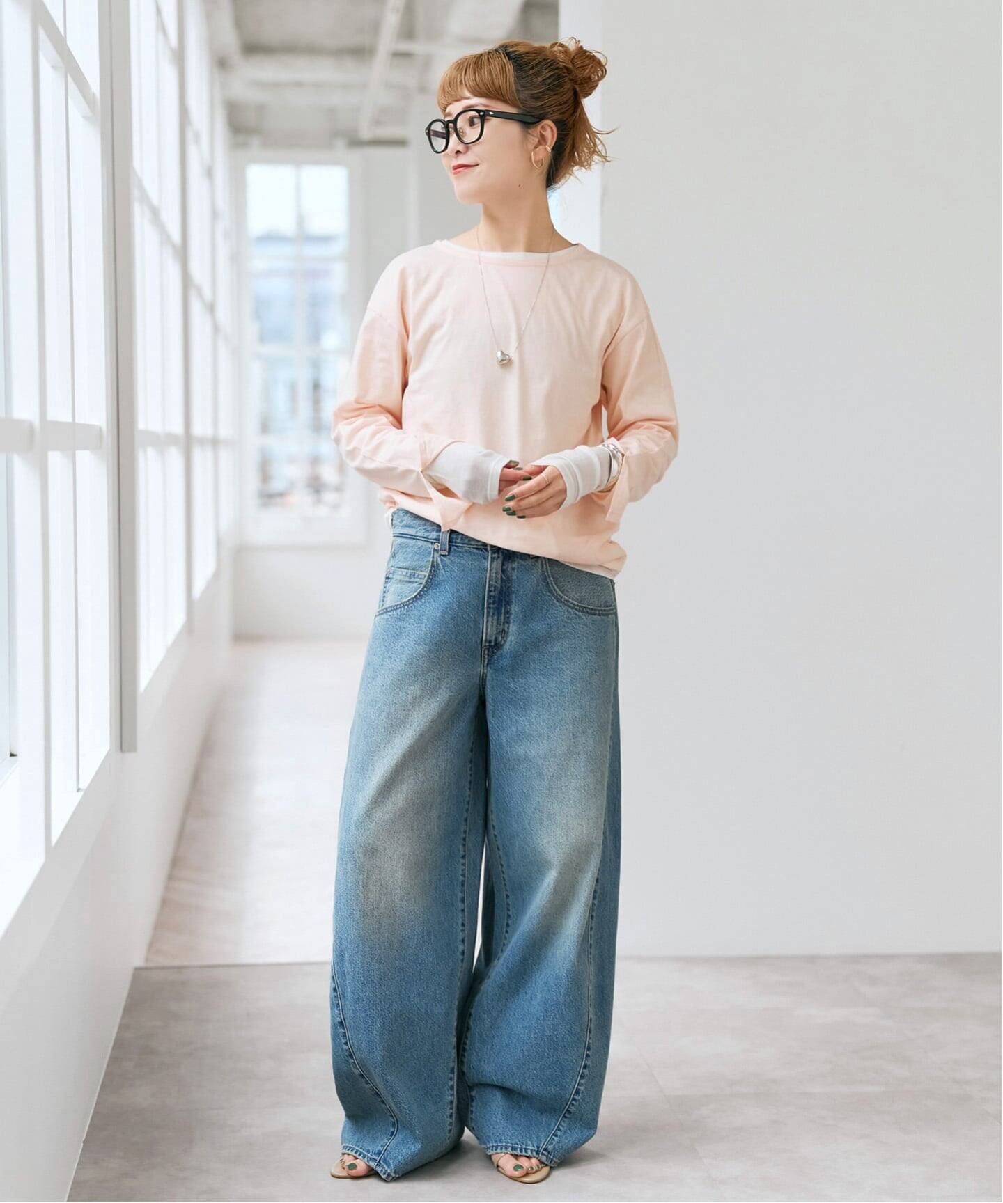 新品タグ付き☆Spick and Span レイヤード プルオーバー カットソー 一部店舗+WEB限定》2枚SET レイヤードプルオーバー（Tシャツ