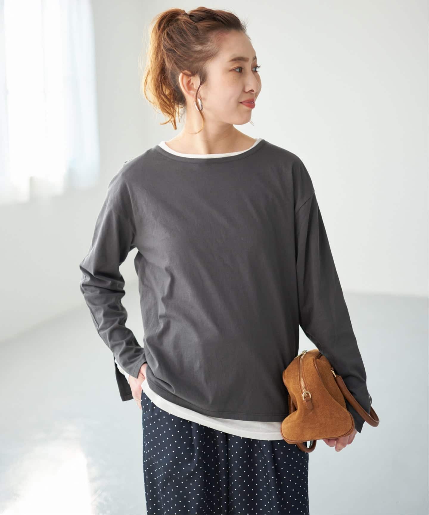 一部店舗+WEB限定》2枚SET レイヤードプルオーバー（Tシャツ