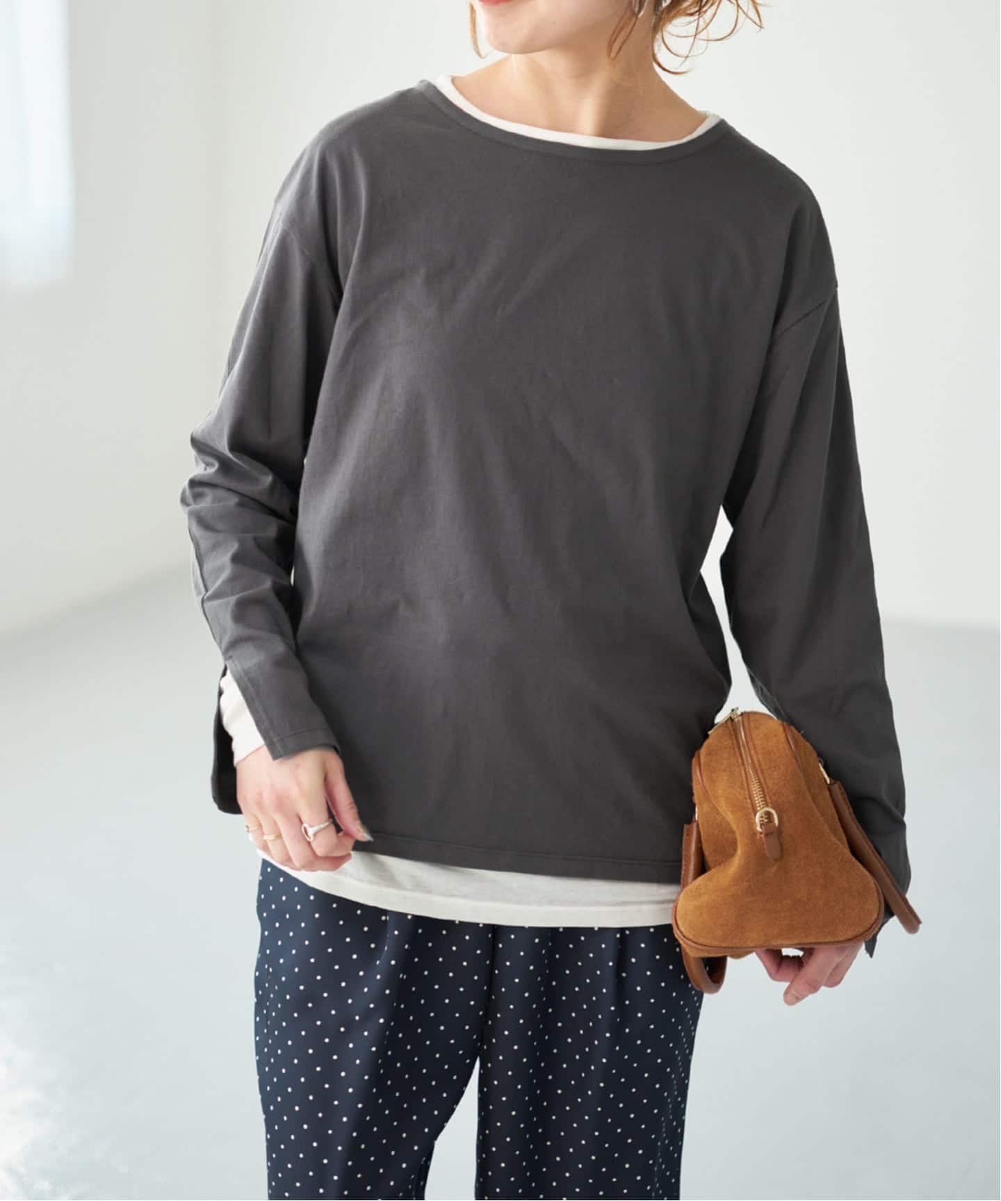 一部店舗+WEB限定》2枚SET レイヤードプルオーバー（Tシャツ