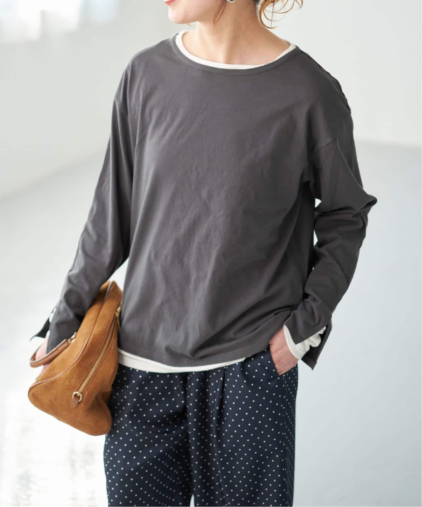 一部店舗+WEB限定》2枚SET レイヤードプルオーバー（Tシャツ