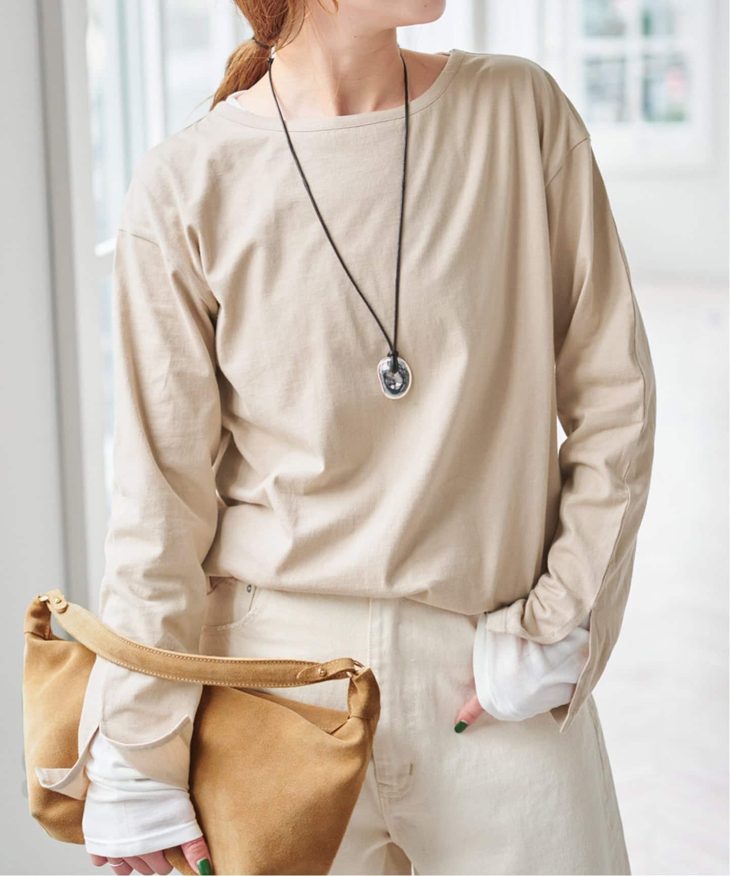 一部店舗+WEB限定》2枚SET レイヤードプルオーバー（Tシャツ