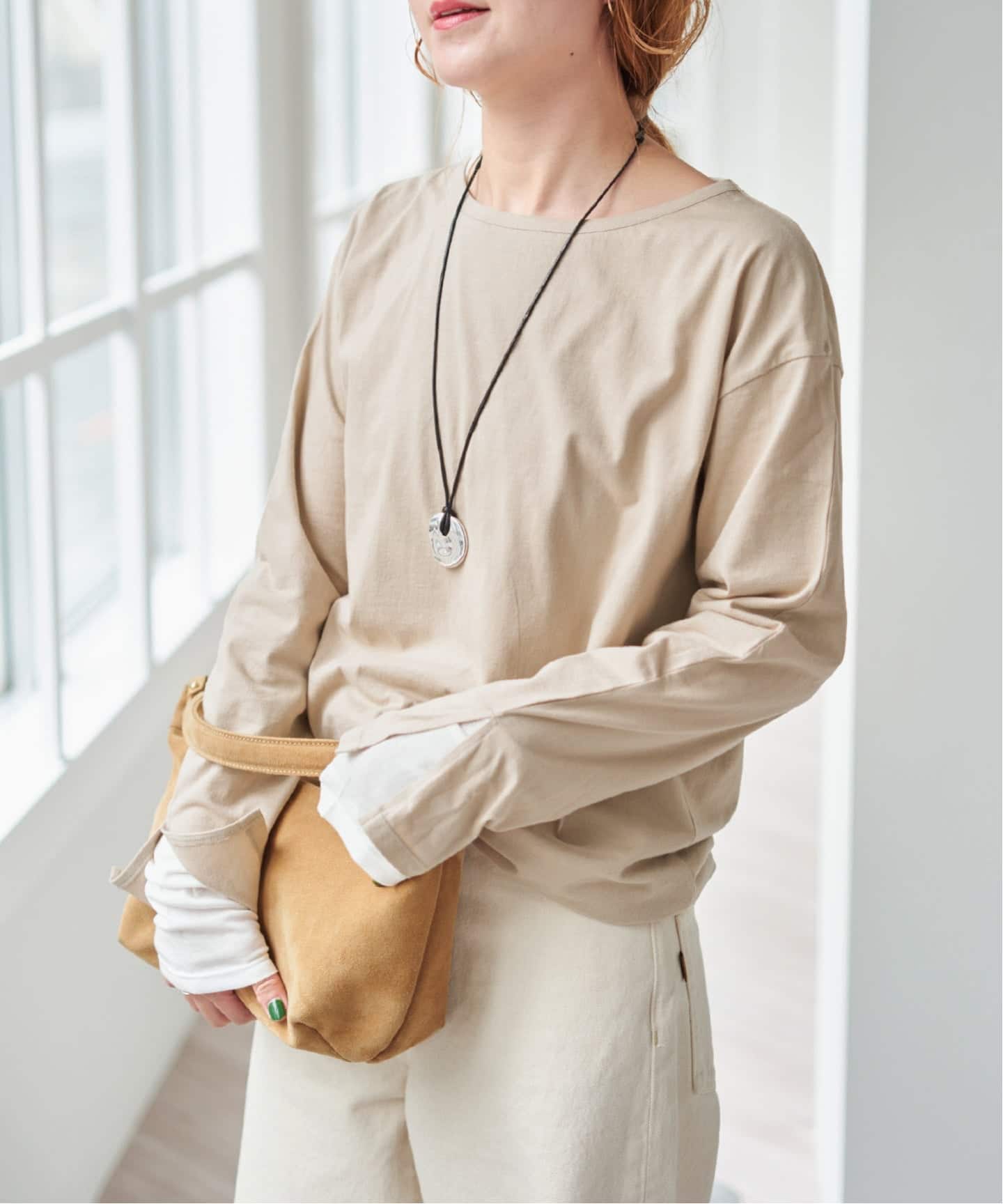 一部店舗+WEB限定》2枚SET レイヤードプルオーバー（Tシャツ