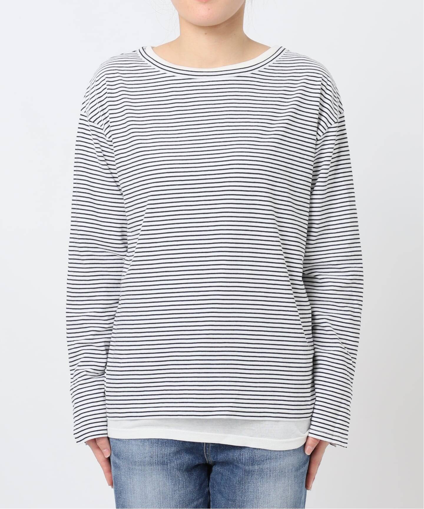 一部店舗+WEB限定》2枚SET レイヤードプルオーバー(Tシャツ 一部店舗+WEB限定》2枚SET レイヤードプルオーバー(Tシャツ