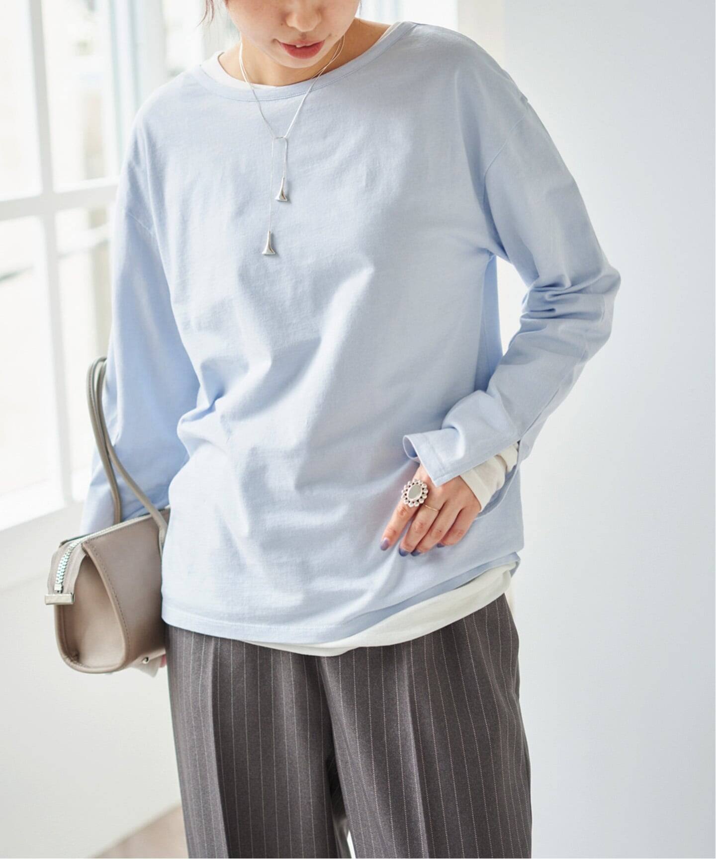 一部店舗+WEB限定》2枚SET レイヤードプルオーバー（Tシャツ 