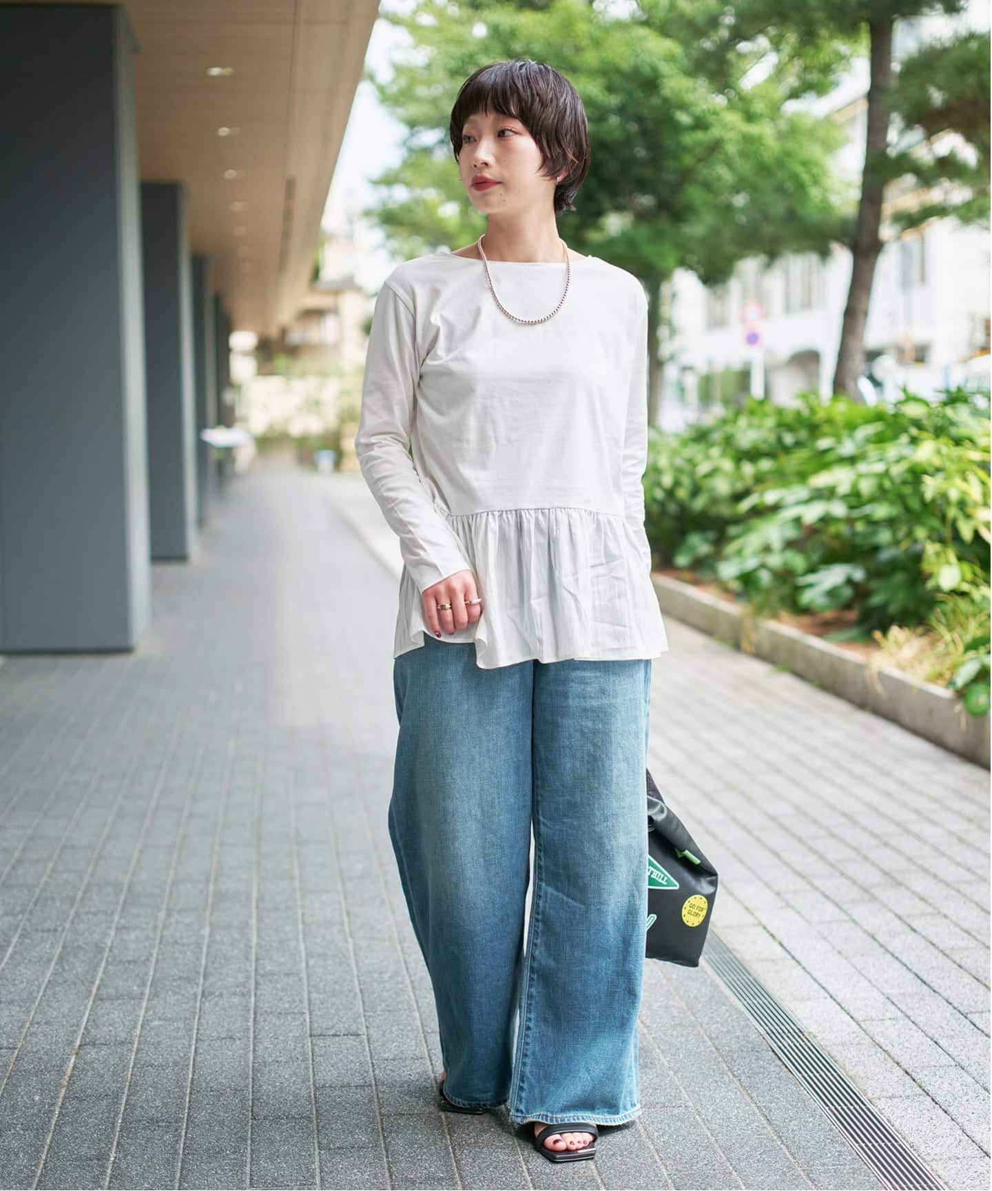 ドッキングペプラムカットソー（Tシャツ／カットソー）｜Spick & Span