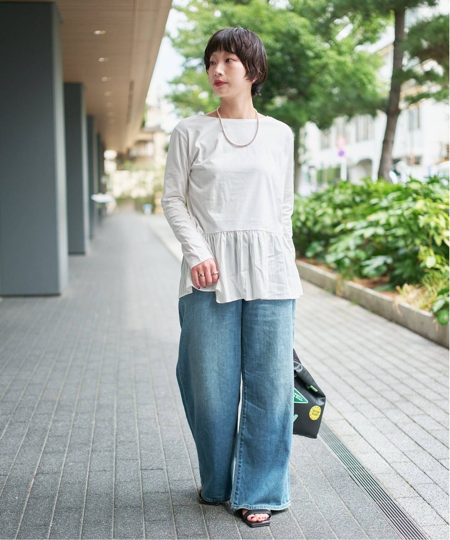 ドッキングペプラムカットソー（Tシャツ／カットソー）｜Spick & Span 