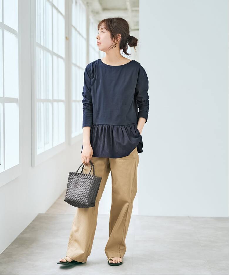 ドッキングペプラムカットソー（Tシャツ／カットソー）｜Spick & Span 