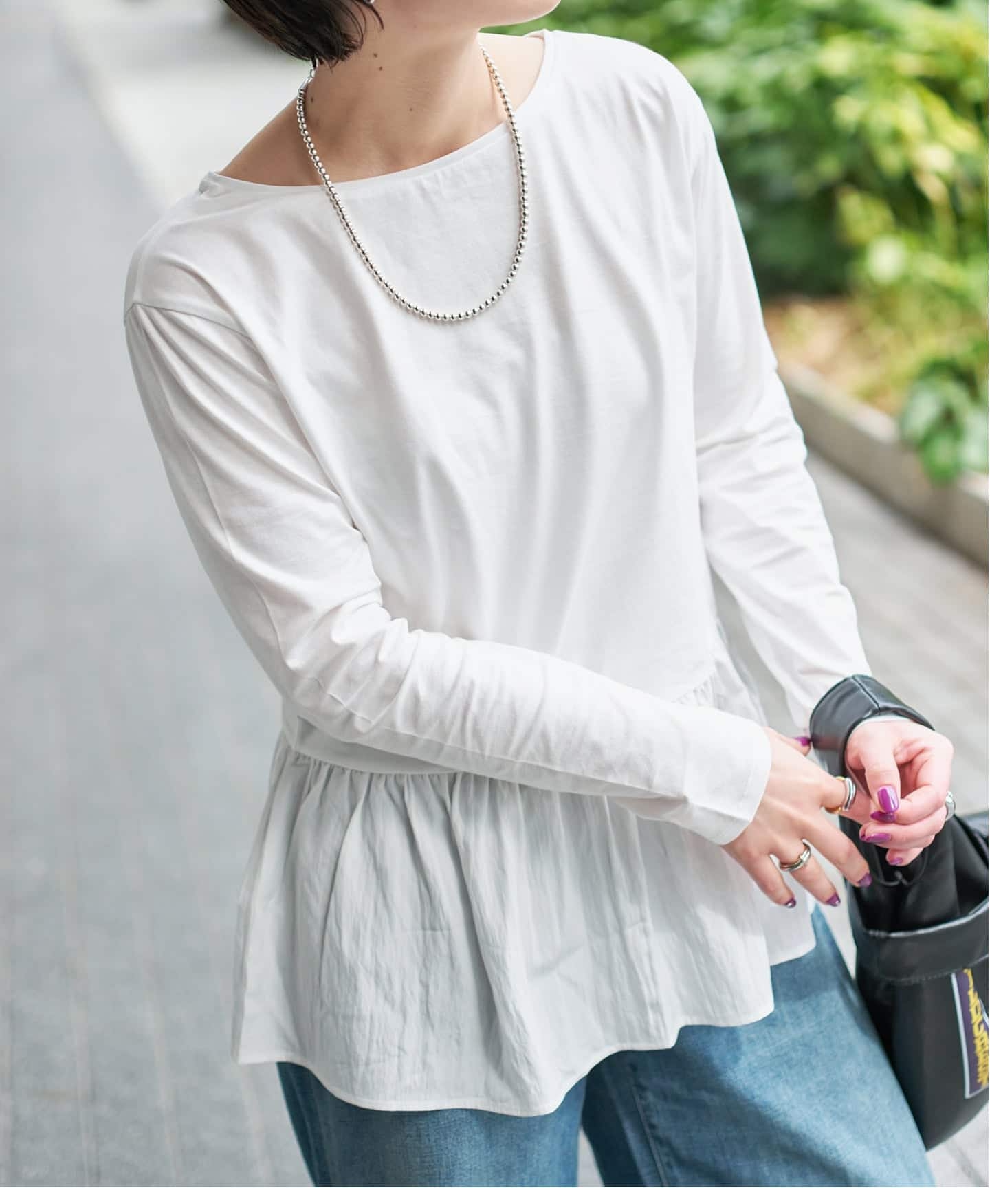 ドッキングペプラムカットソー（Tシャツ／カットソー）｜Spick & Span