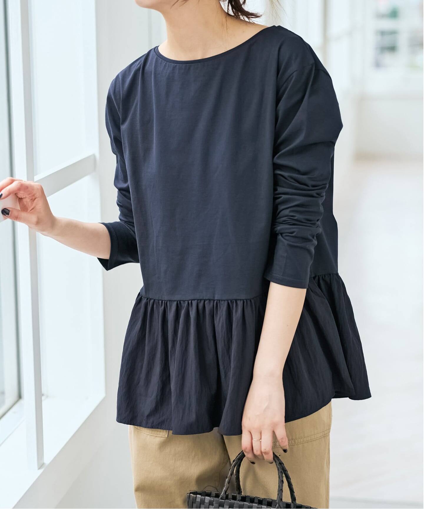 ドッキングペプラムカットソー（Tシャツ／カットソー）｜Spick & Span 