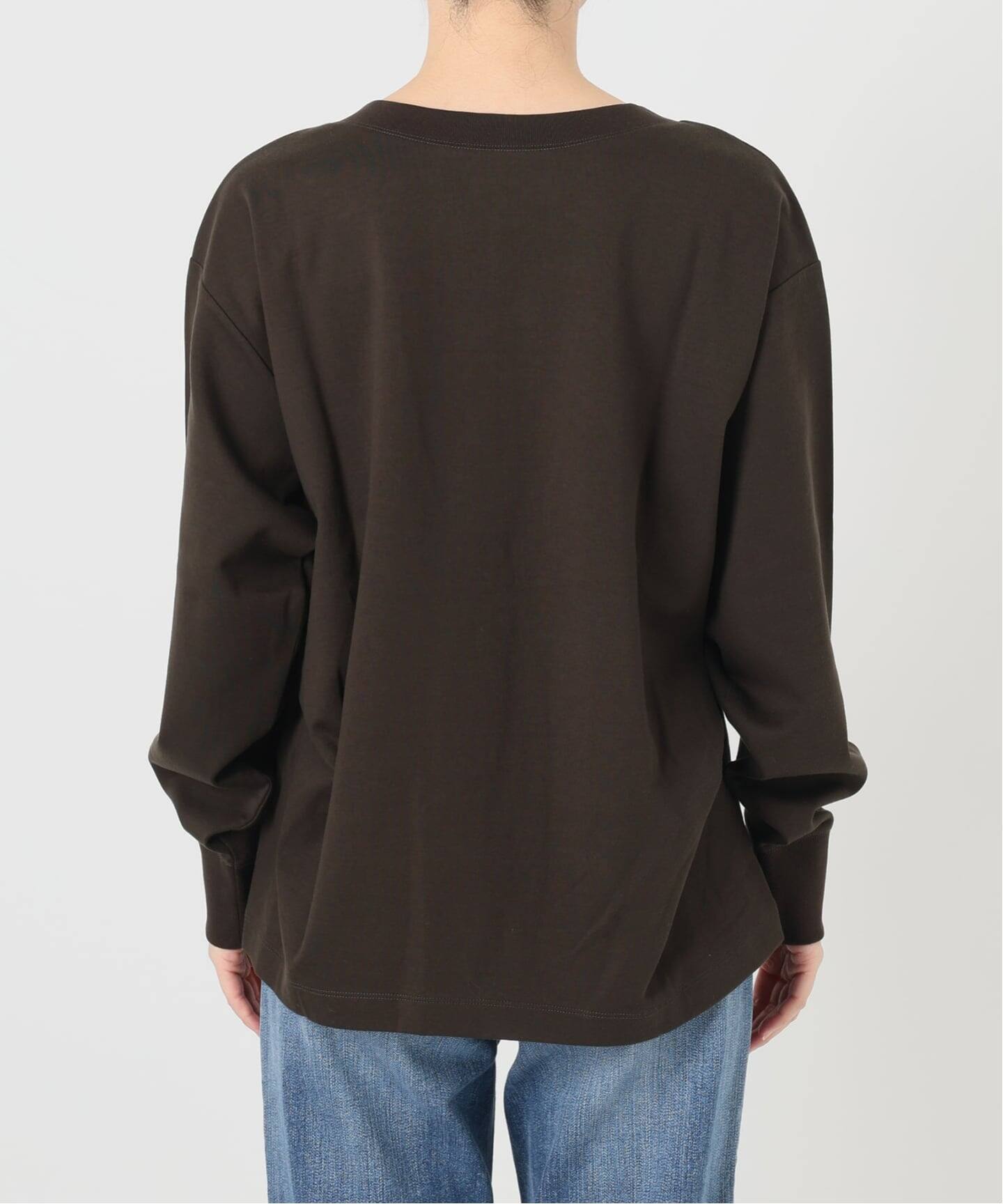 予約》スキッパーネックタックプルオーバー（Tシャツ／カットソー 
