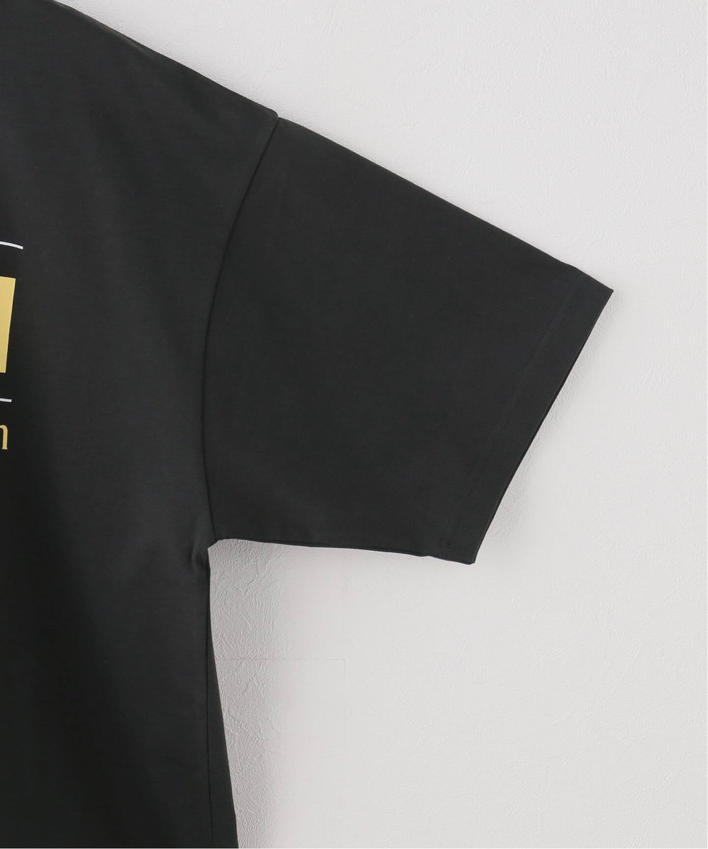 【Spick＆Span】黒Tシャツ/カットソー★新品タグ付き★オーガンジー ロゴオーバーTシャツ（Tシャツ／カットソー）｜Spick & Span（スピック