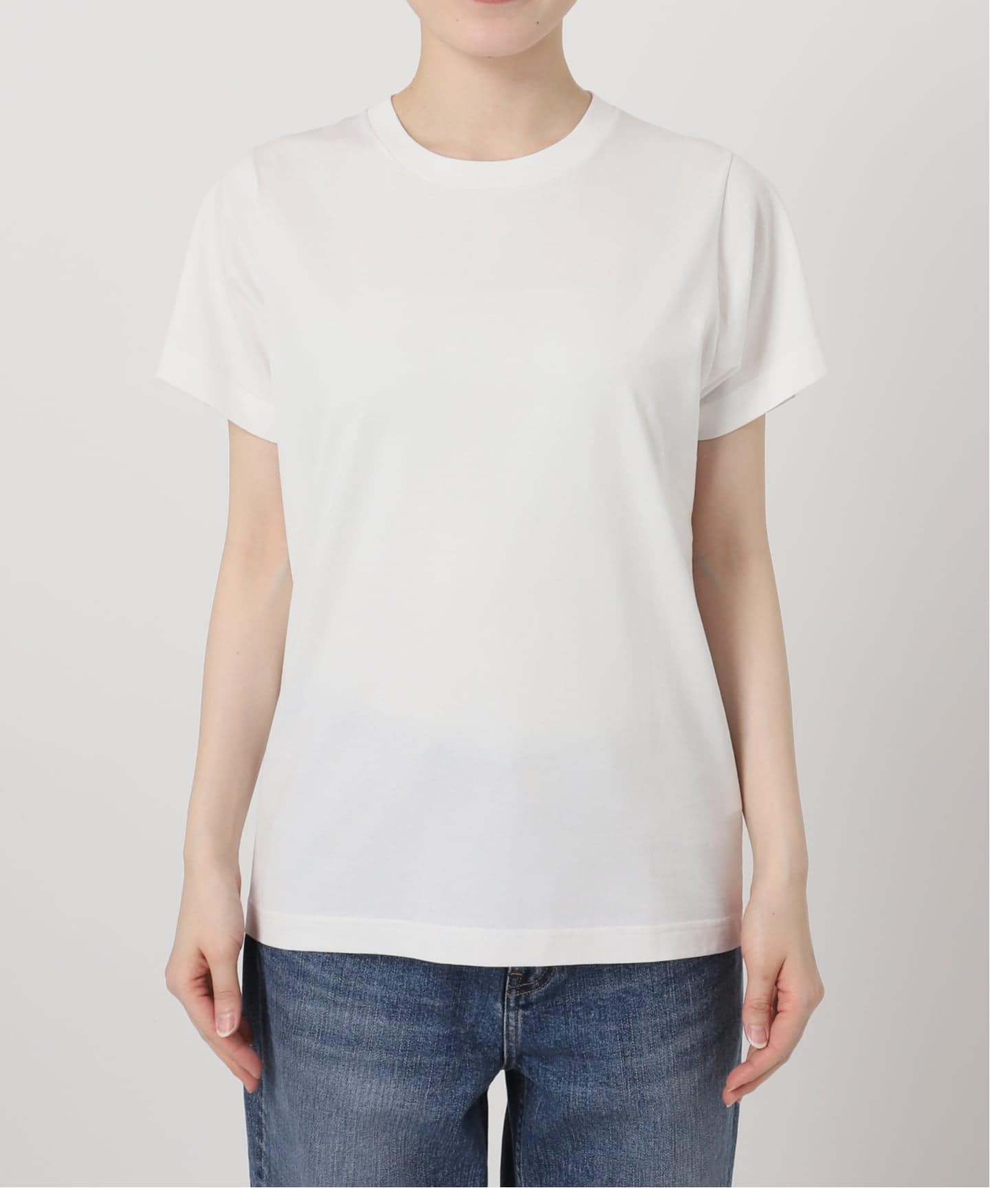 【Spick & Span】 タグ付き　汗染み防止ファインコットンTシャツ 汗染み防止ファインコットンTシャツ（Tシャツ／カットソー）｜Spick