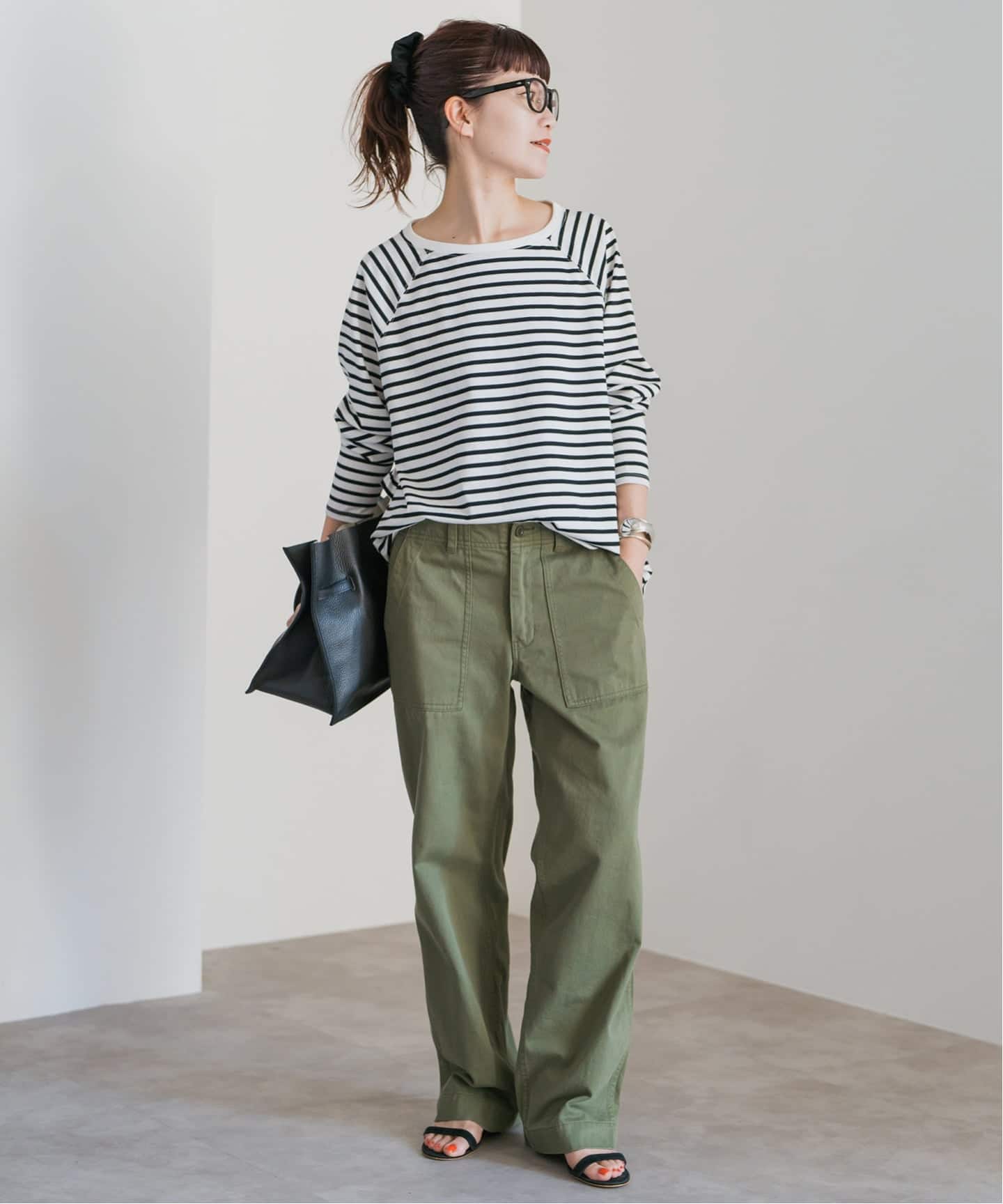 新色有り / 追加予約》ボートネックバックタックプルオーバー（Tシャツ