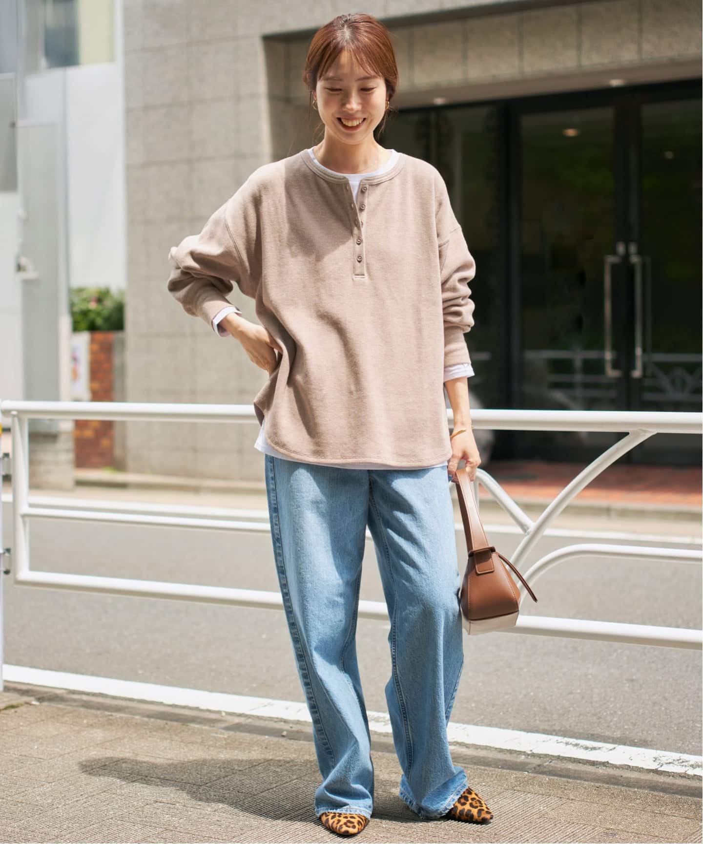 WEB限定 / 追加予約》2枚SETヘンリーネックプルオーバー（Tシャツ