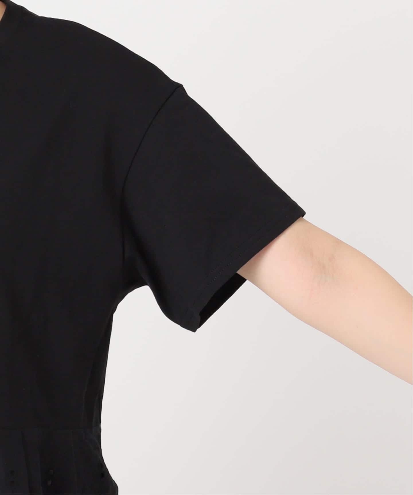 WEB限定 / 追加》カットワークレースペプラムTシャツ（Tシャツ