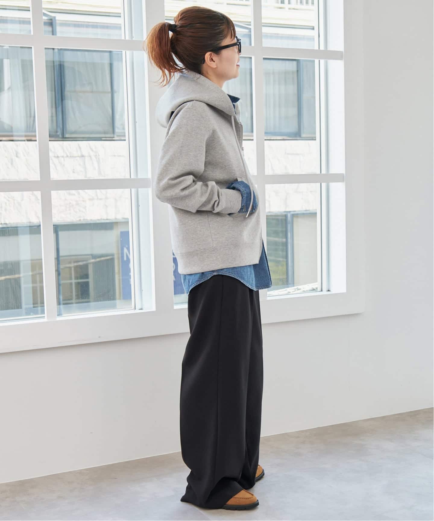 新色有り / 追加》ストレッチジップフードパーカー（パーカー）｜Spick