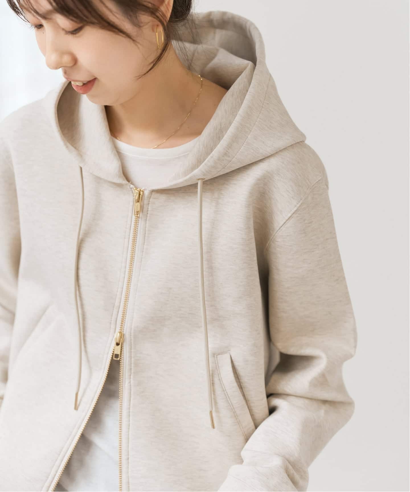 新色有り / 追加》ストレッチジップフードパーカー（パーカー）｜Spick