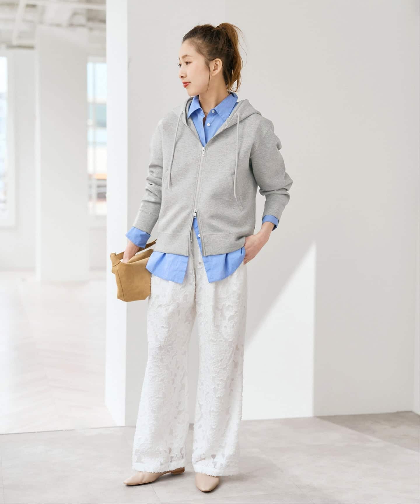 WEB限定 / 追加2予約》ストレッチジップフードパーカー（パーカー