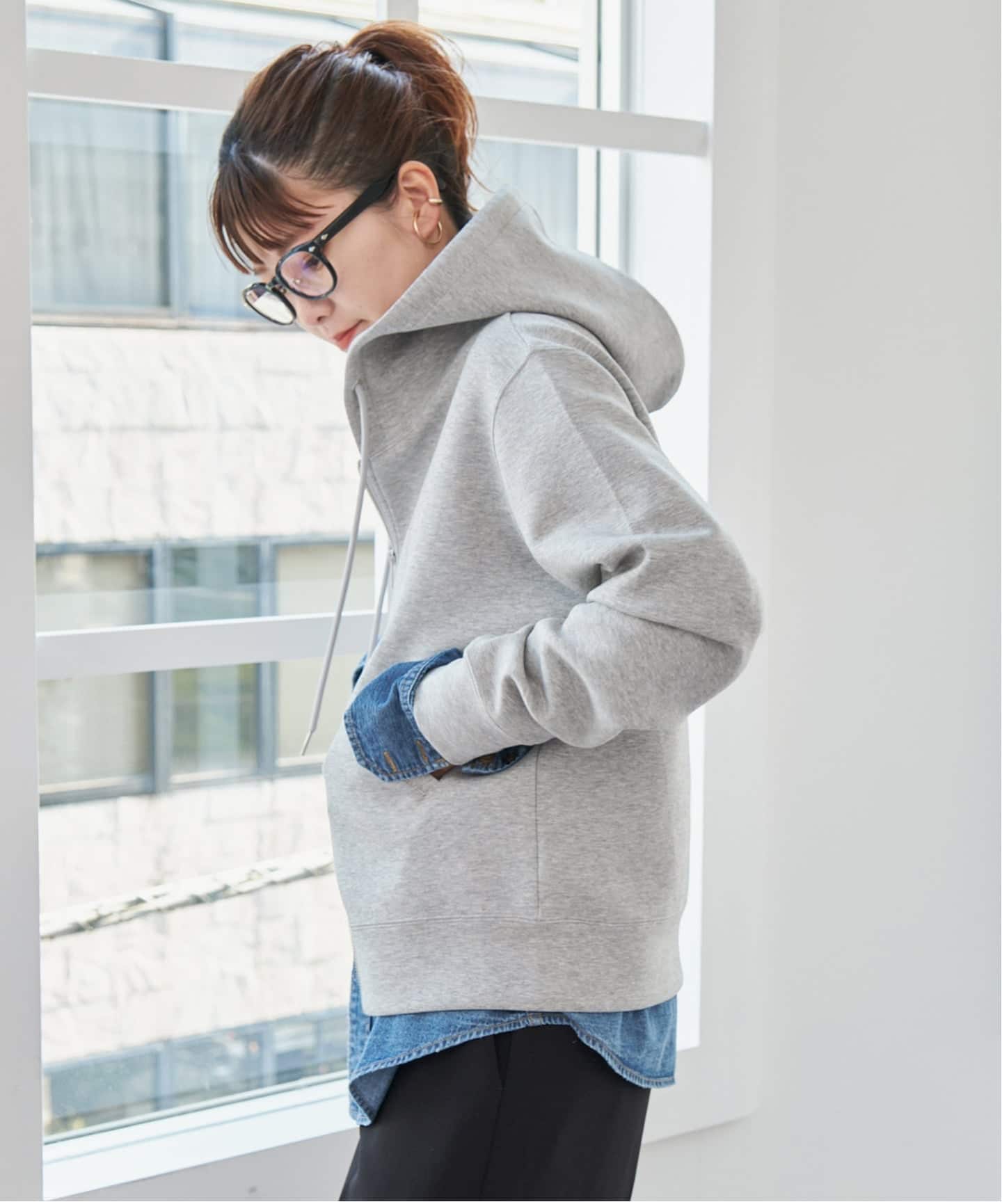 WEB限定 / 追加2予約》ストレッチジップフードパーカー（パーカー