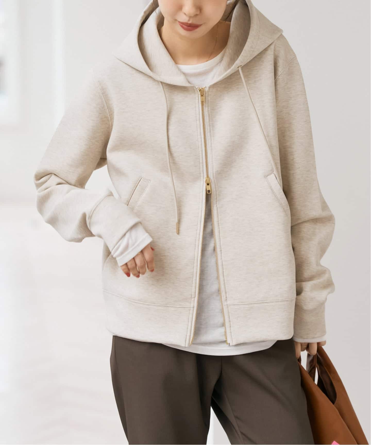 WEB限定 / 追加2予約》ストレッチジップフードパーカー（パーカー