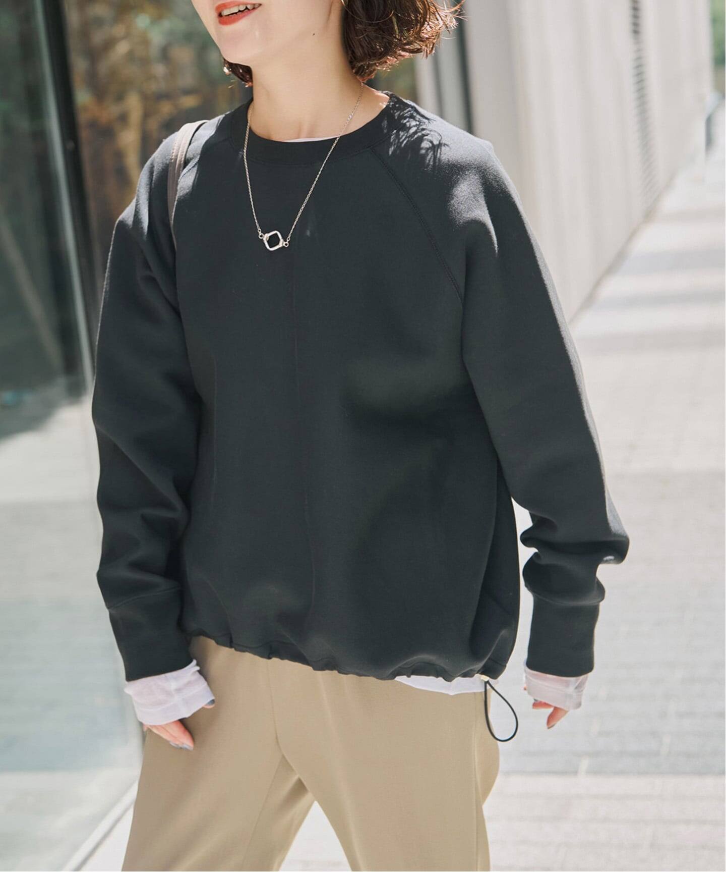 新色 / 追加》ダンボールヘムギャザープルオーバー（Tシャツ 