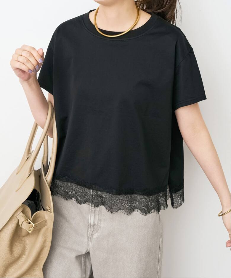 追加》ヘムレース付きTシャツ（Tシャツ／カットソー）｜Spick & Span 