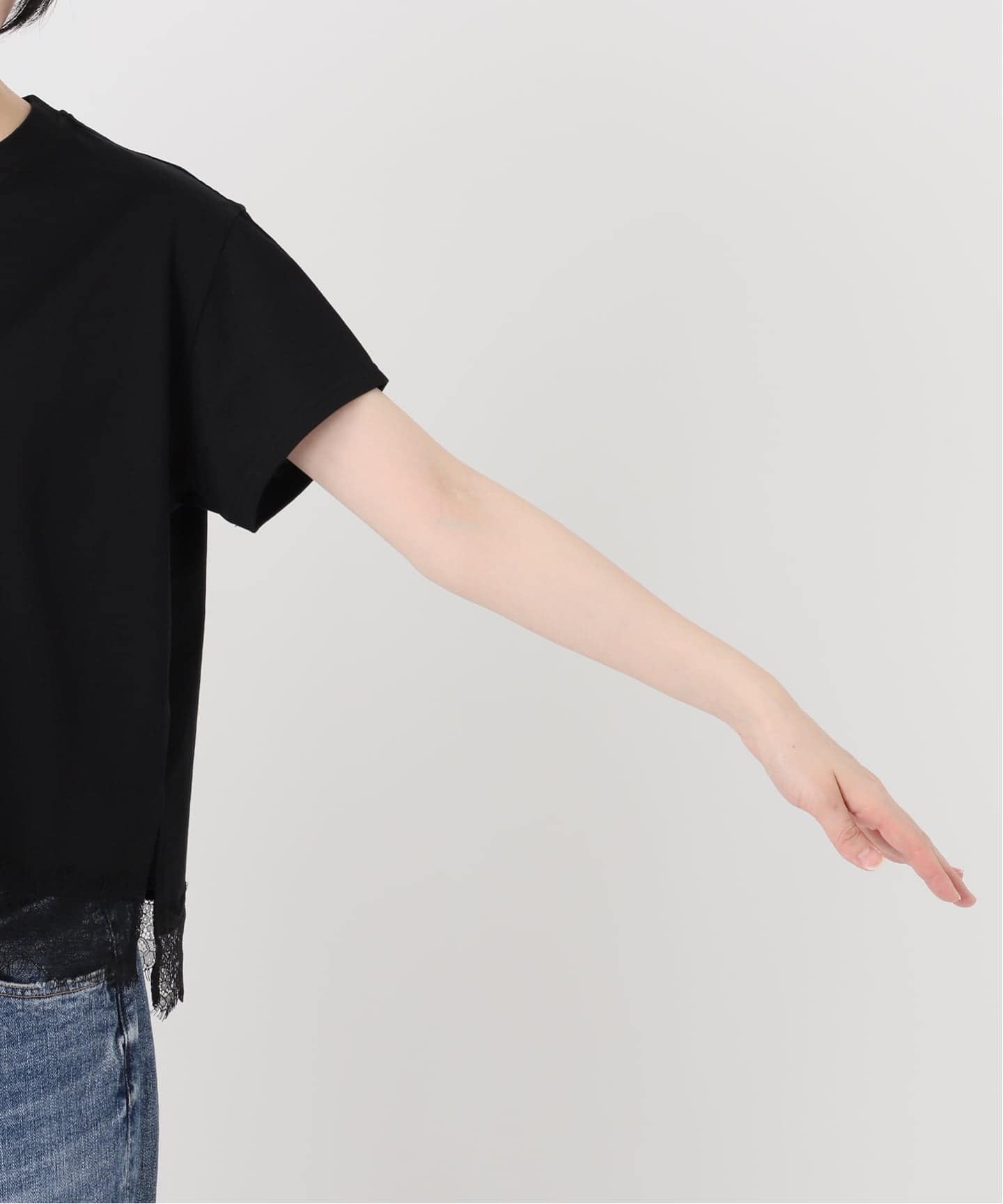 追加》ヘムレース付きTシャツ（Tシャツ／カットソー）｜Spick & Span