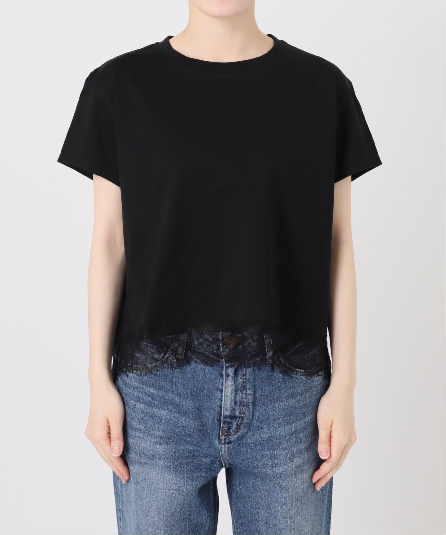追加2》ヘムレース付きTシャツ（Tシャツ／カットソー）｜Spick & Span