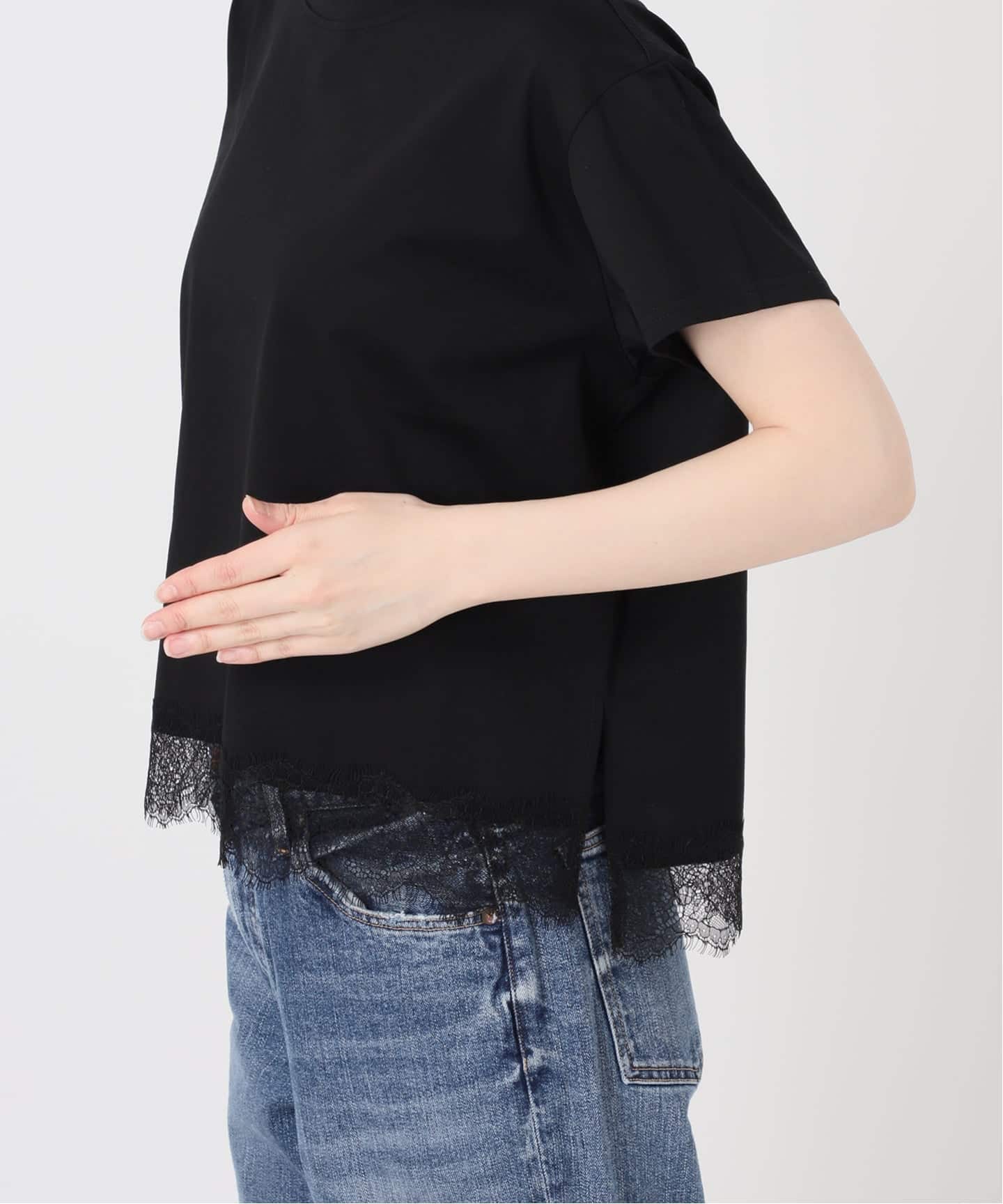 追加2》ヘムレース付きTシャツ（Tシャツ／カットソー）｜Spick & Span