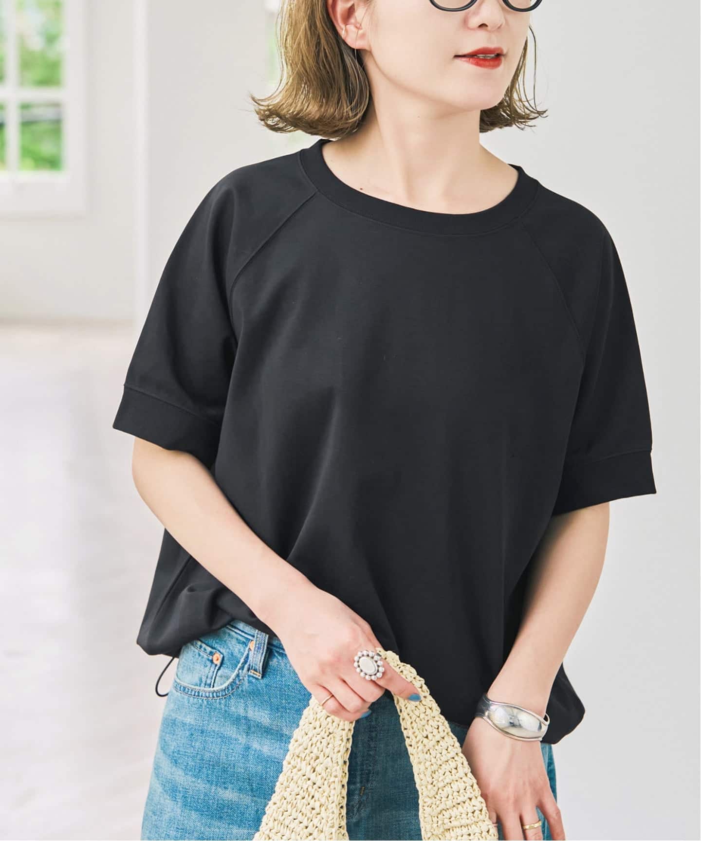 スピックアンドスパン ニュアンスドロストプルオーバー 新品未使用 ニュアンスドロストプルオーバー（Tシャツ／カットソー）｜Spick