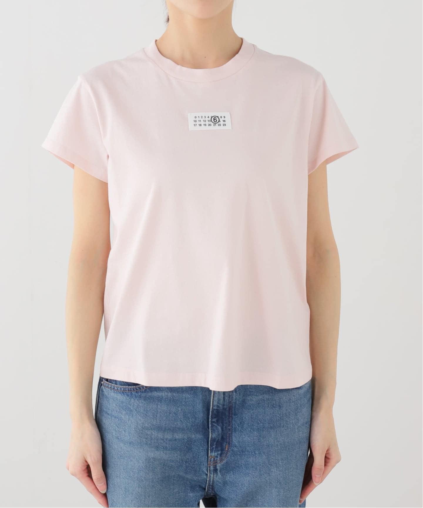 MM6 エムエムシックス Tシャツ・カットソー S ピンク 【古着】【中古】 MM6 - MM6 エムエムシックス Tシャツ・カットソー S ピンク 【古着